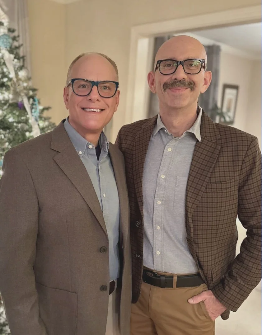 Rick Gregory with his husband
