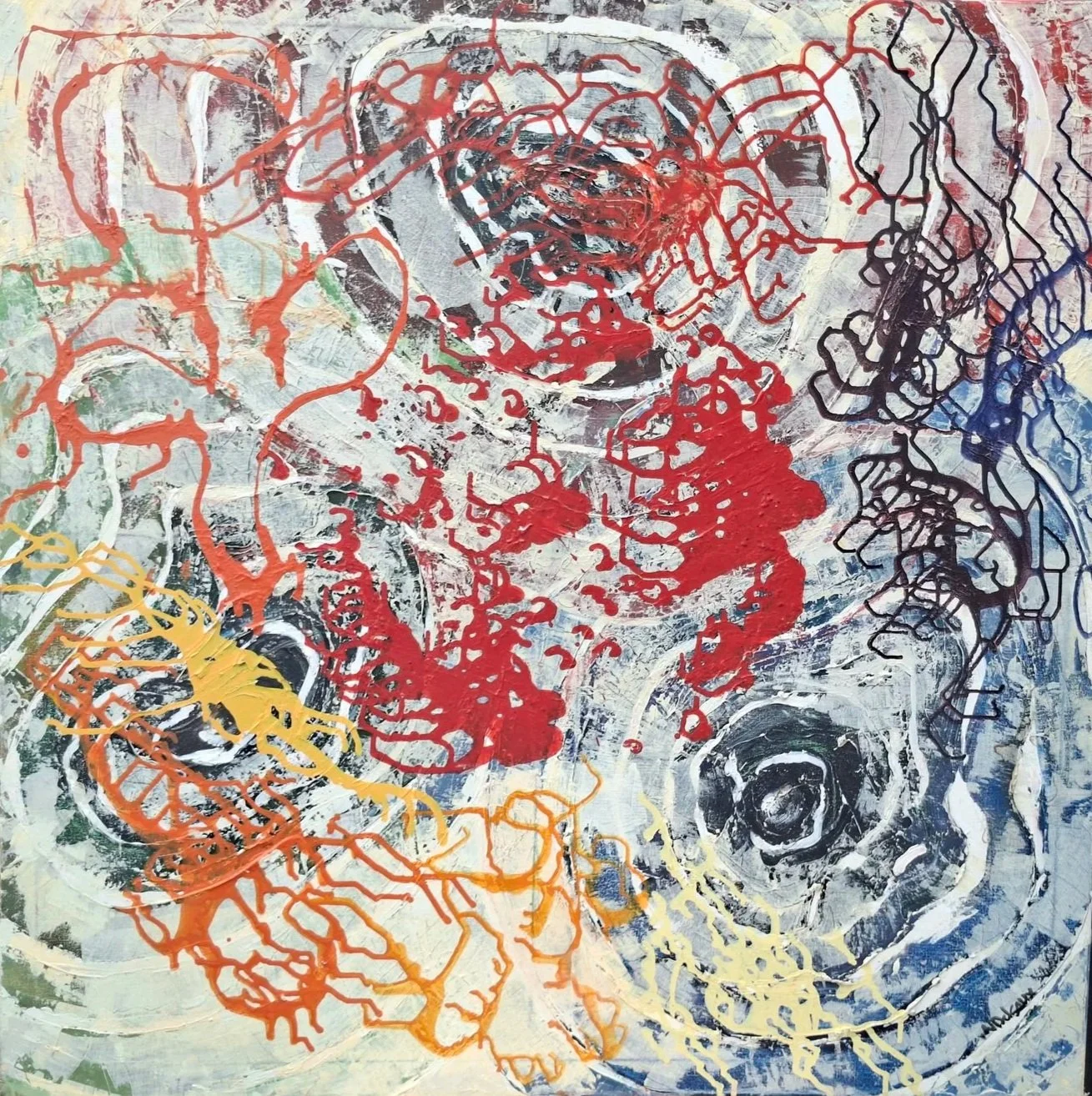 25. Trame de vie I (100x100)