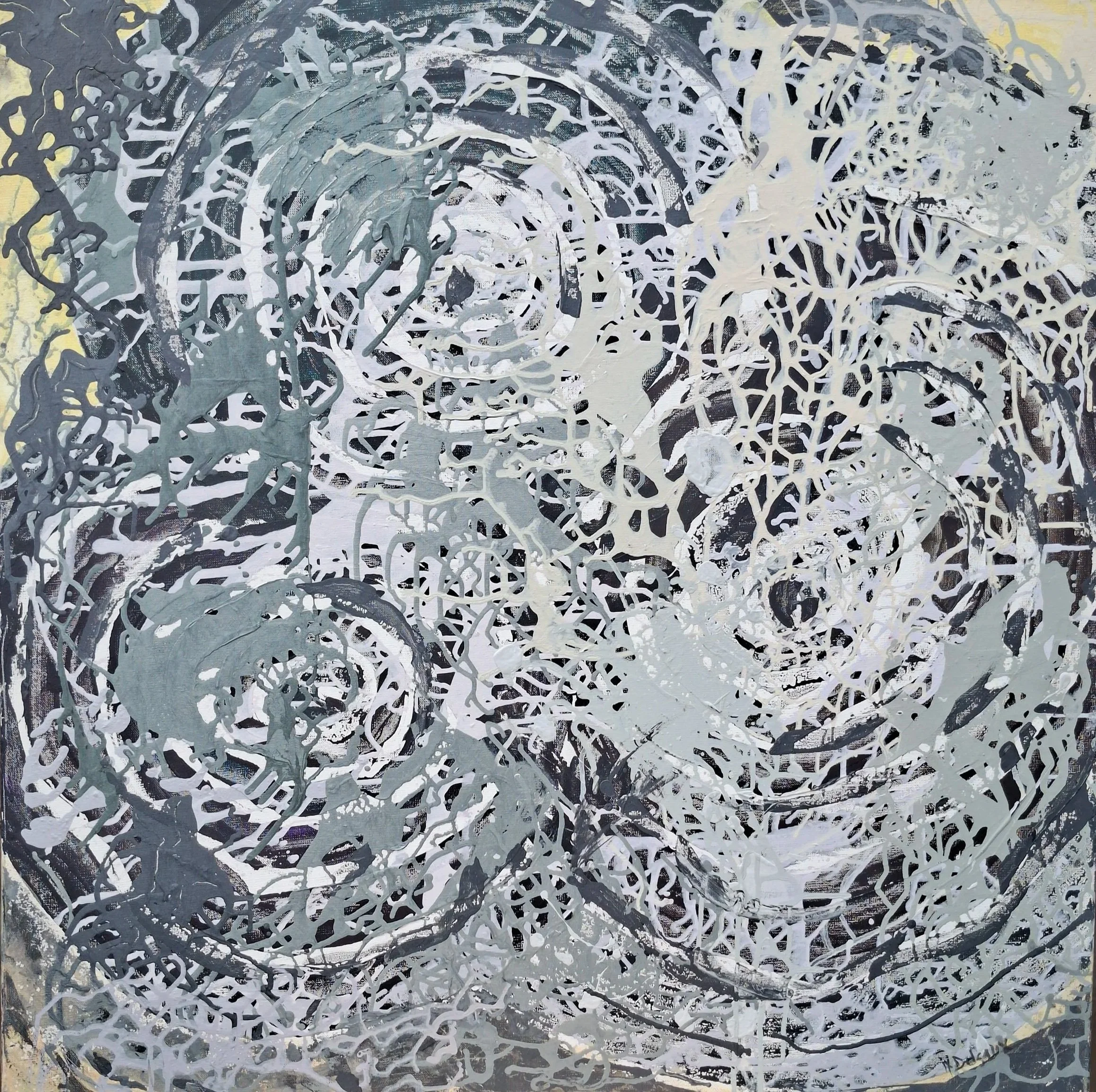 26.  Trame de vie II (100x100)