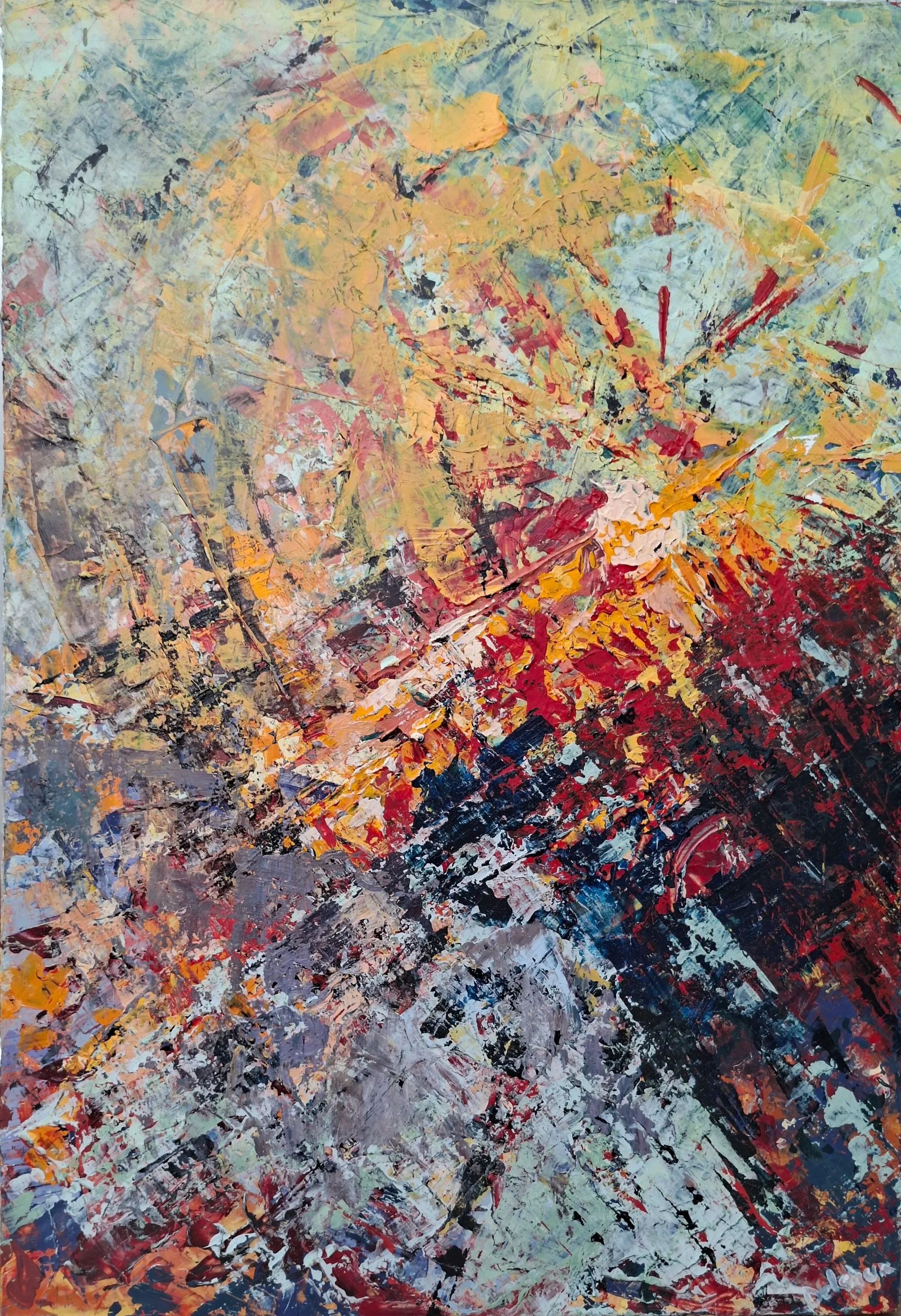 38. Le soleil brûle (42x61)