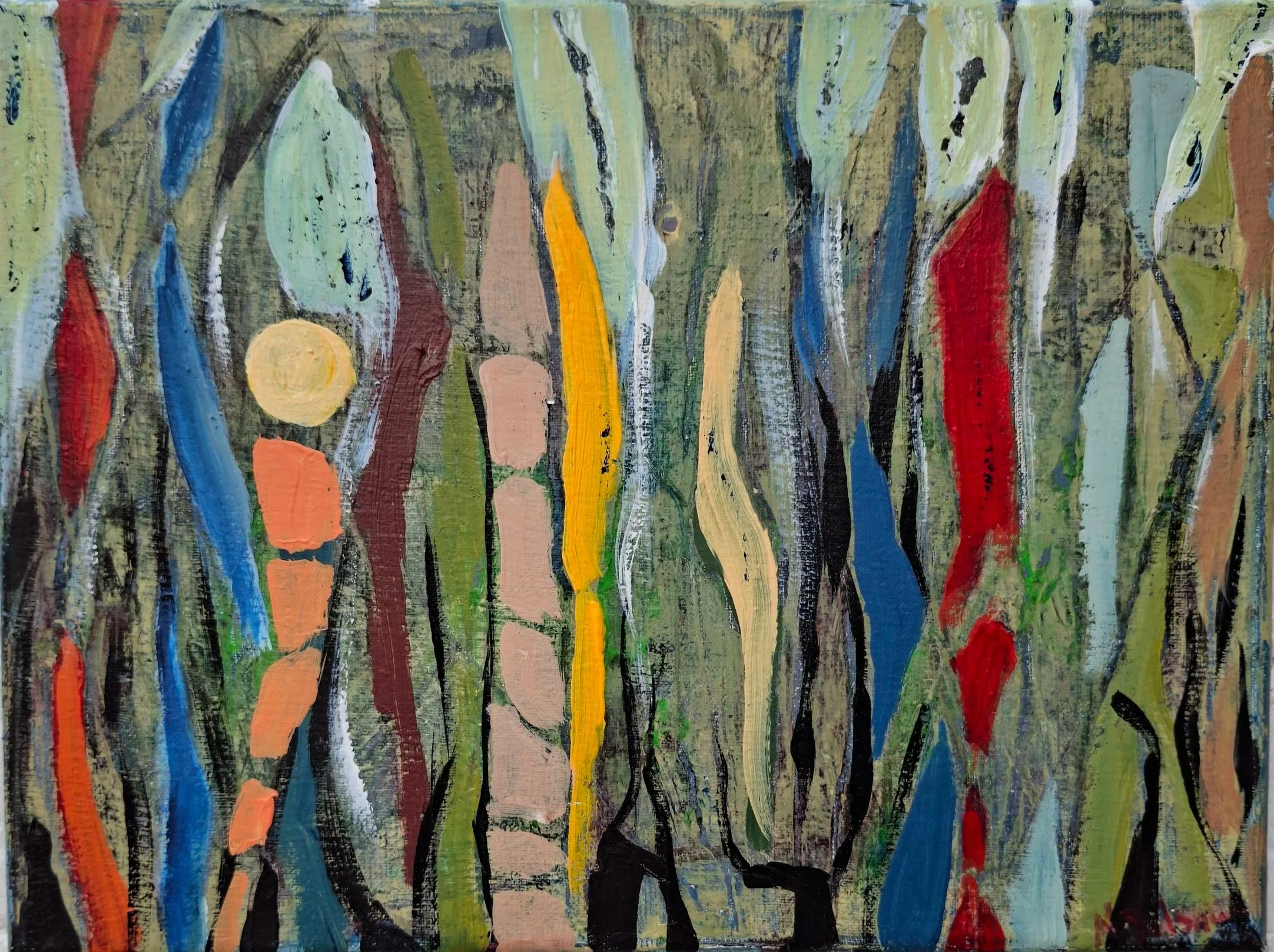 57. Rencontre improbable (24x18)