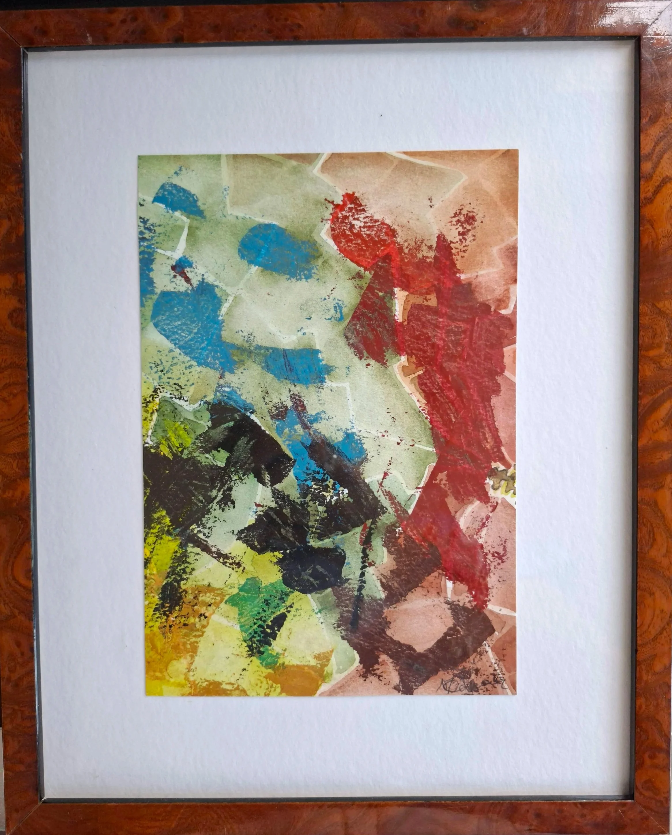 60. Rouge et bleu (26x32)