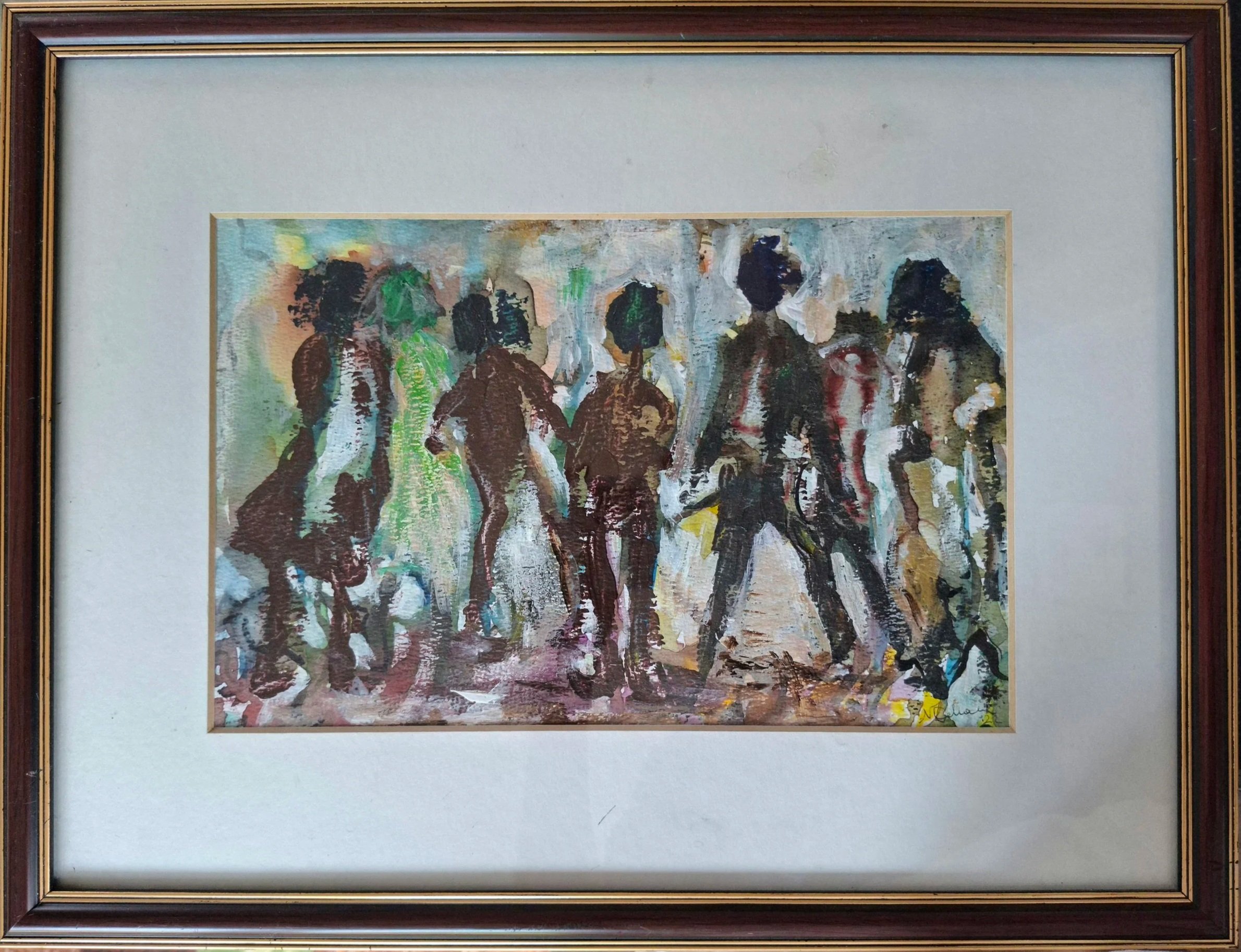 63. La petite bande (43x33)