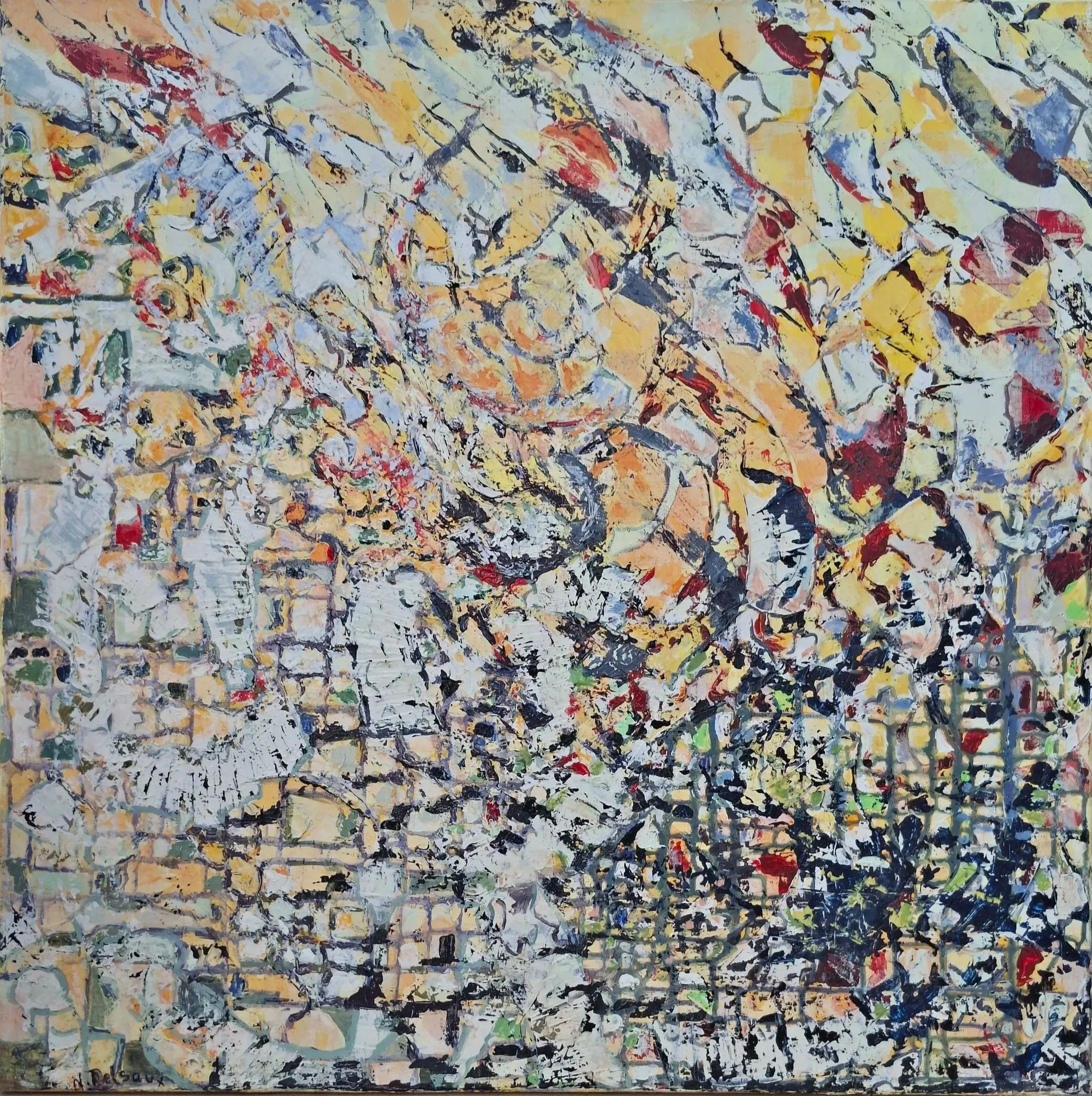 12. Ville incendiée (80x80)