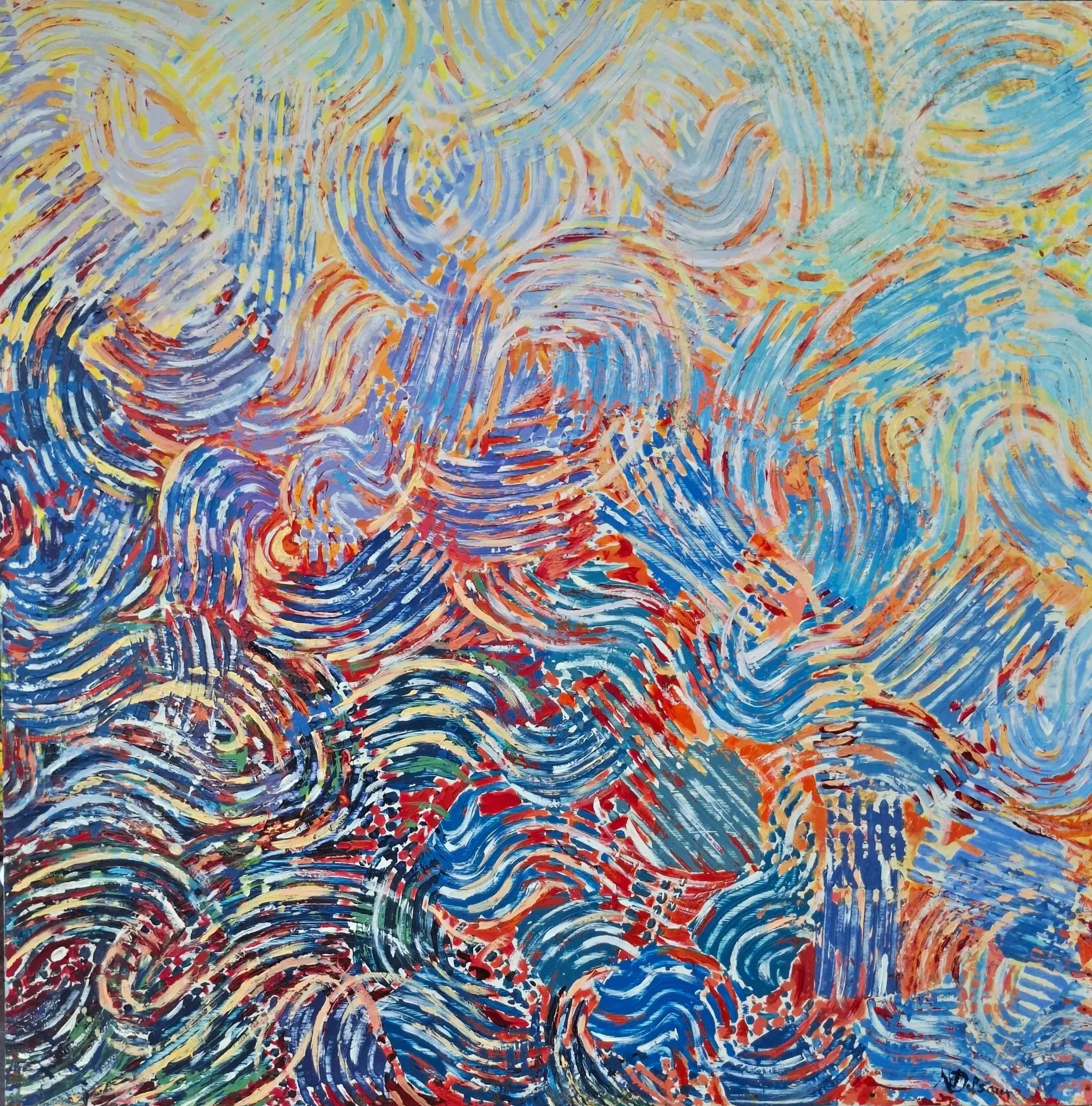 13. Méandres (100x100)