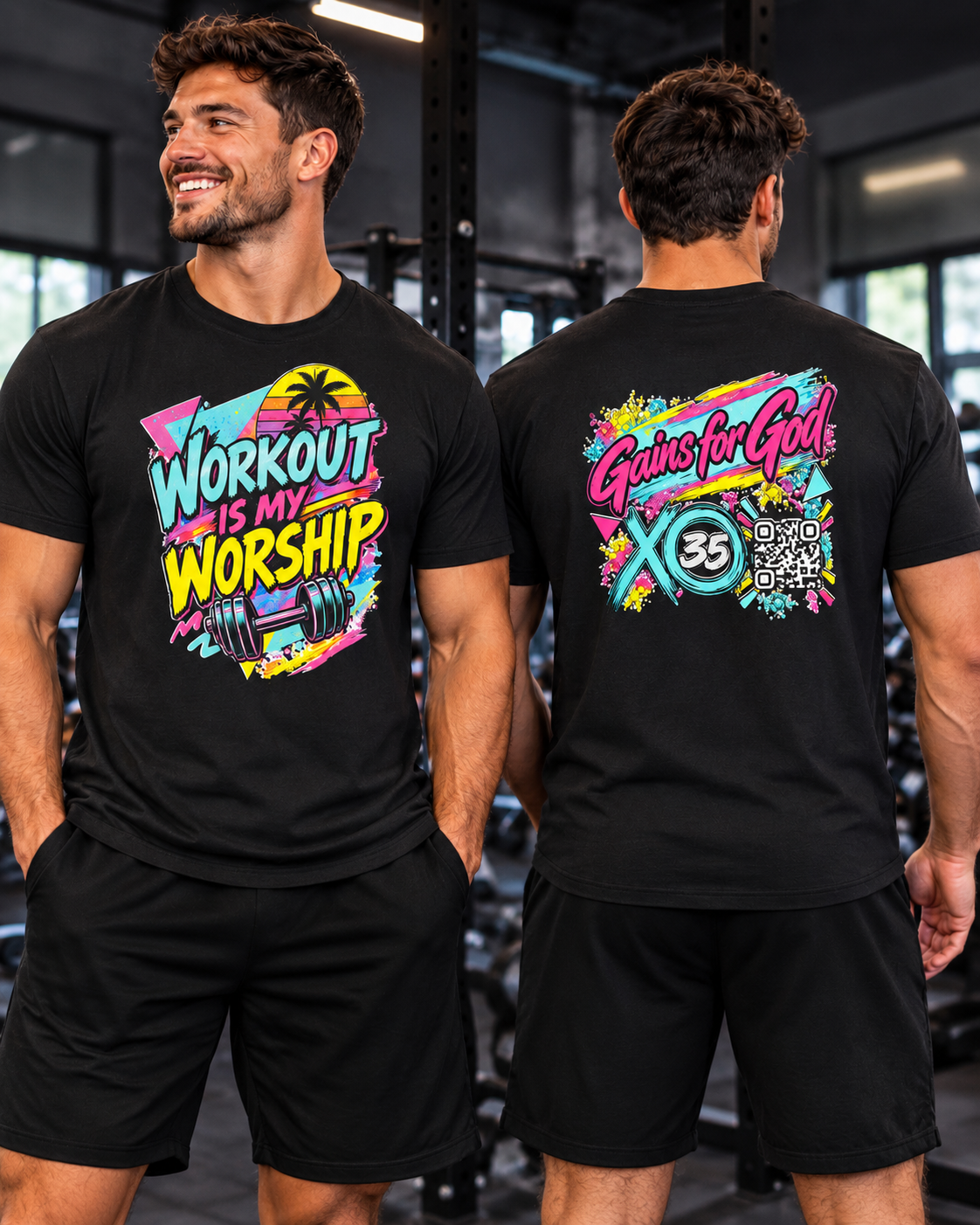 Workout Is My Worship — Gains for God Unisex Tee