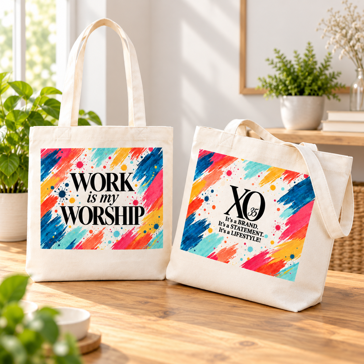 Work Is My Worship Signature Tote