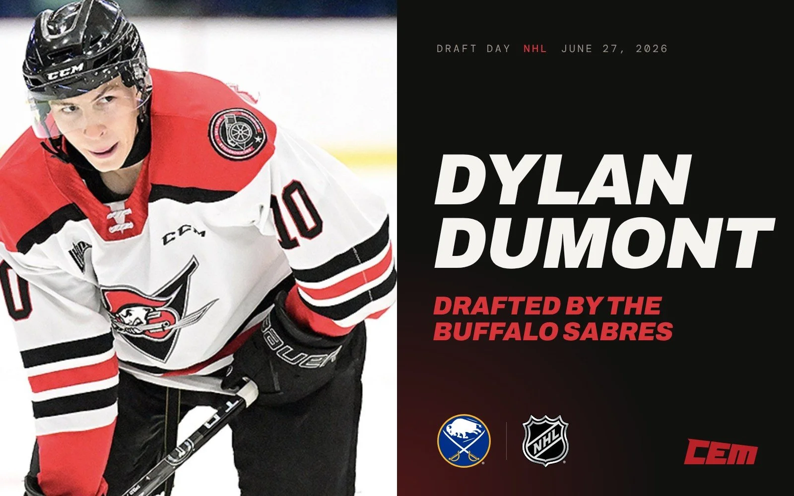 Dylan Dumont Drafted by the Buffalo Sabres