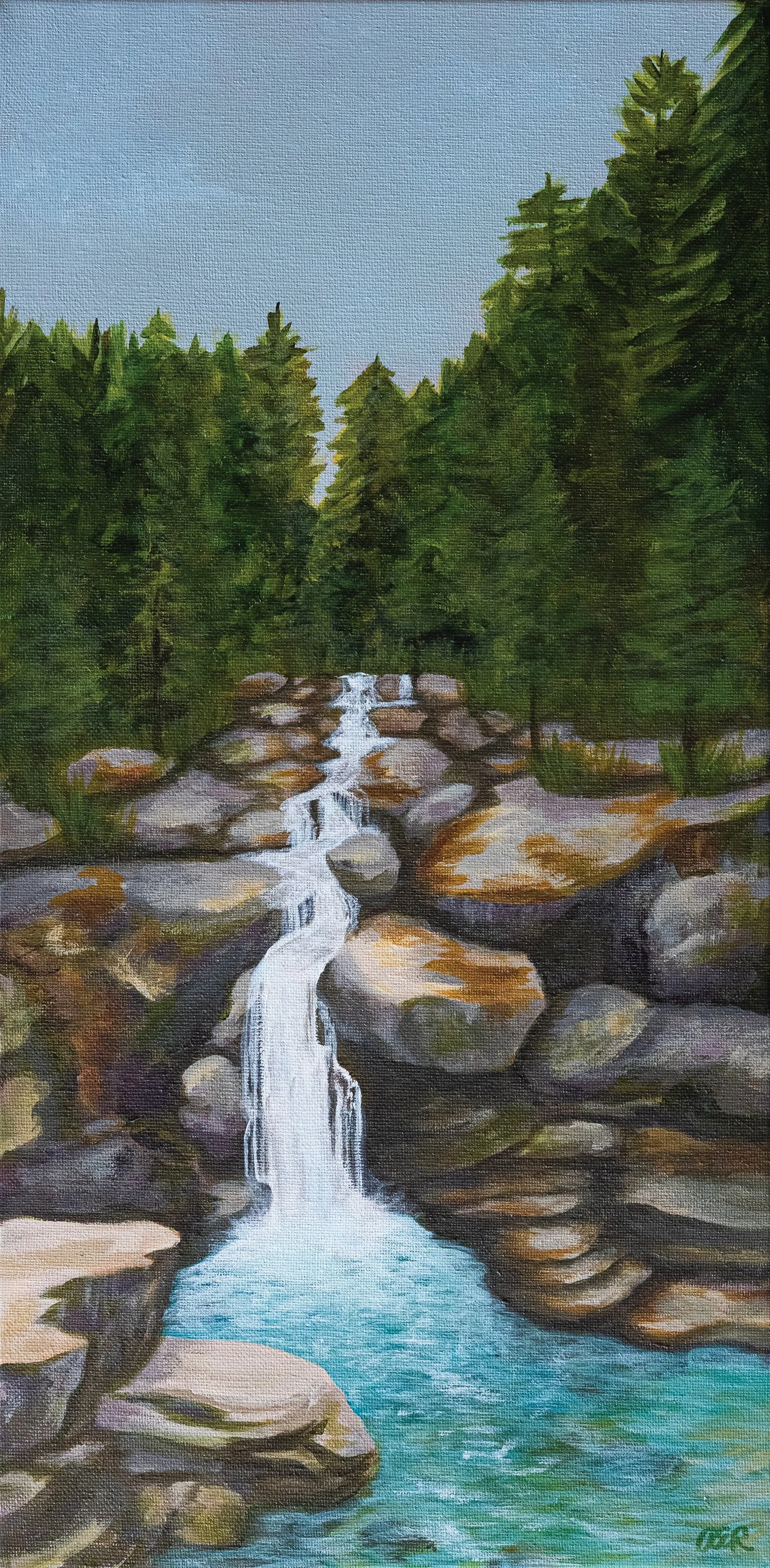 Silver Falls National Park Oregon Original Painting