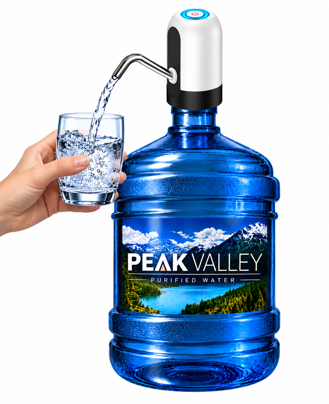 Hydration Welcome Package: Water  Pump and Purified Water Bundle