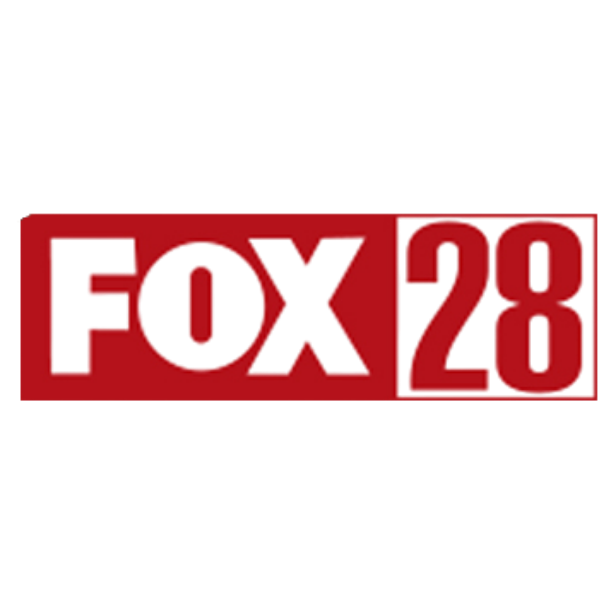 The "FOX 28" logo written in large red outlined capital letters.