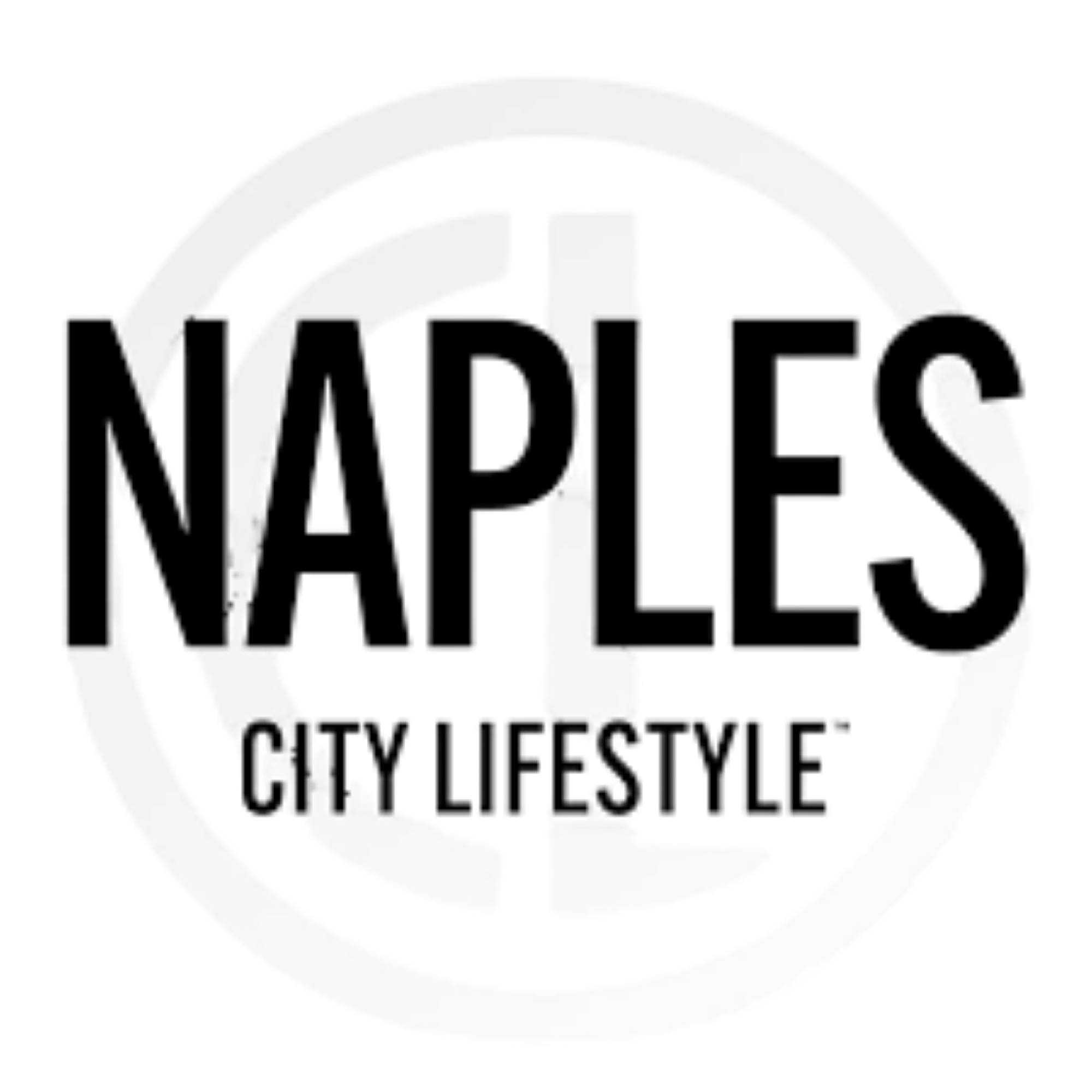 The Naples City Lifestyle logo with a white 'N' behind it.