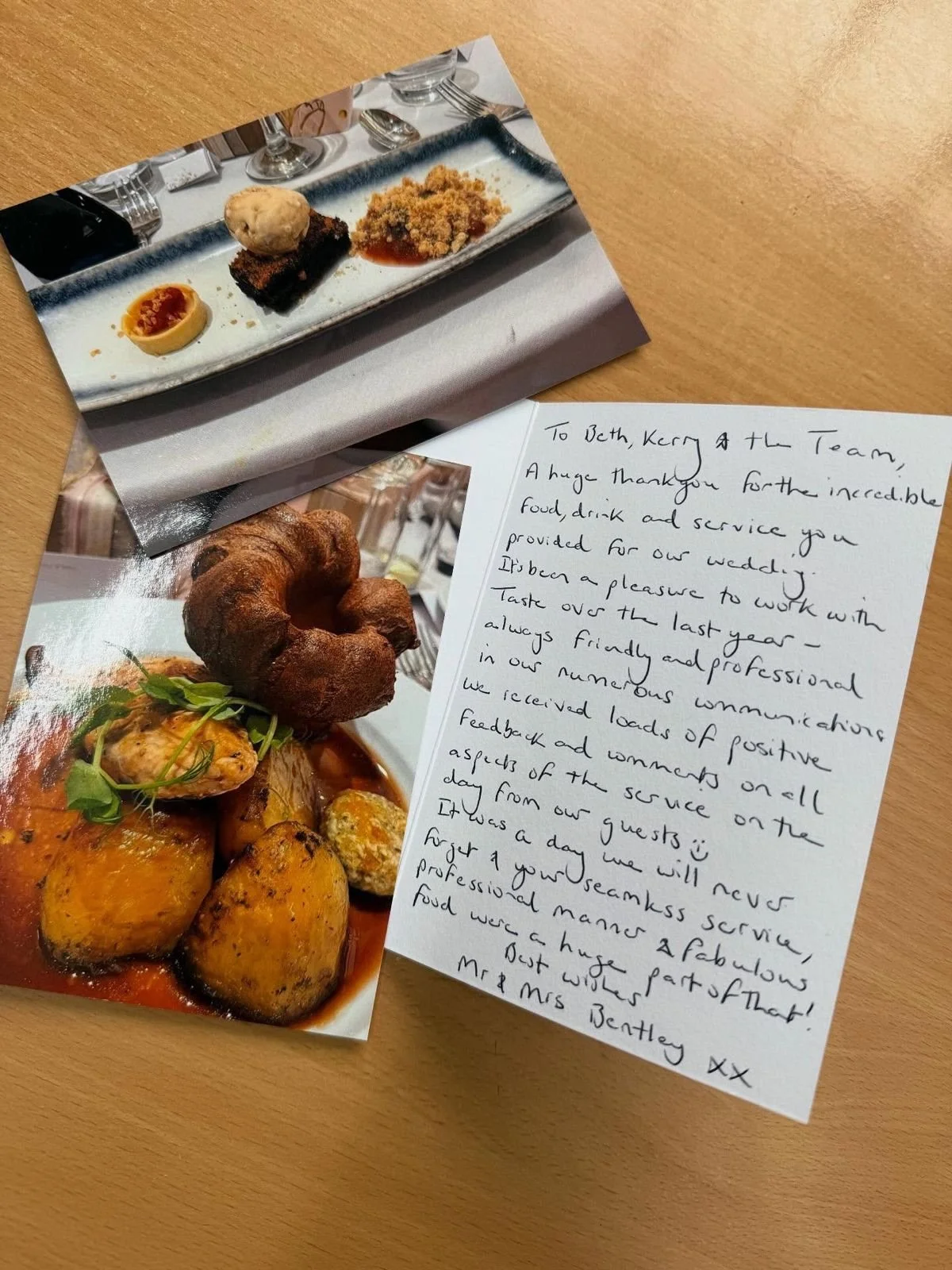 Taste Cuisine Customer Review Card