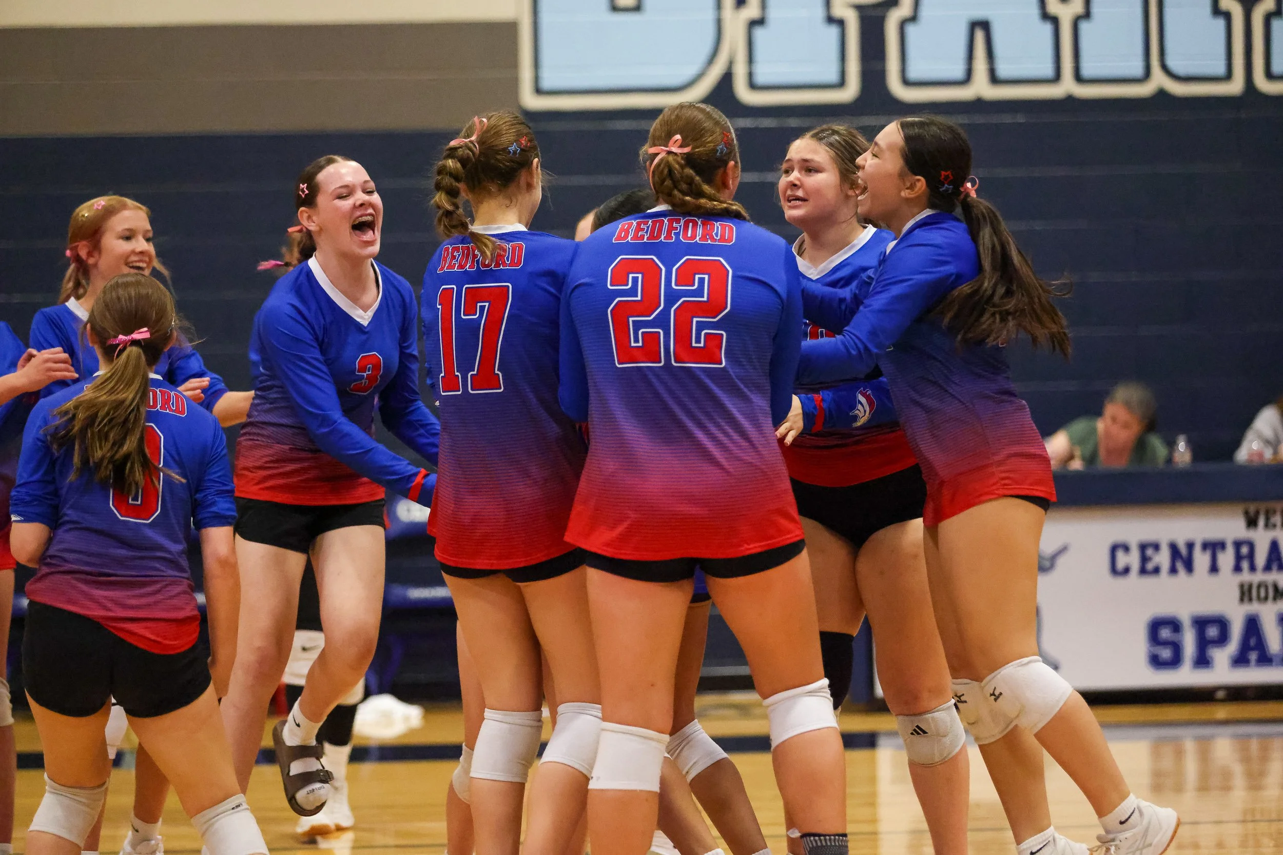 Bedford vs. Central Volleyball — October 14, 2026
