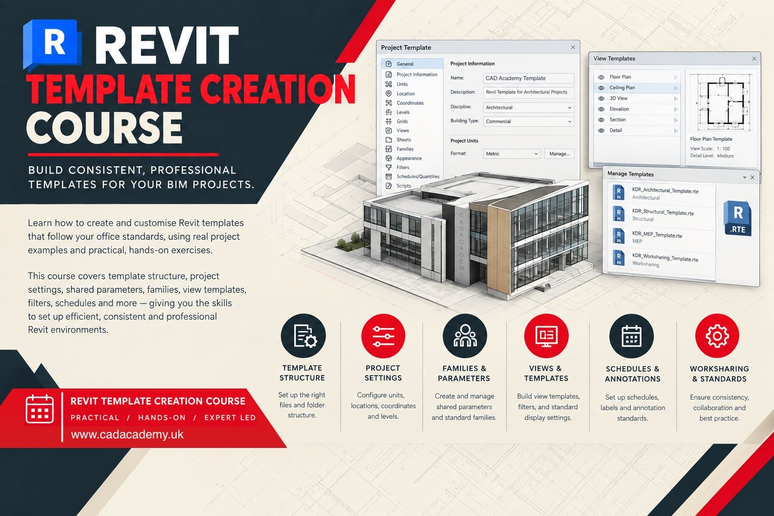 Revit Template Creation Course Poster