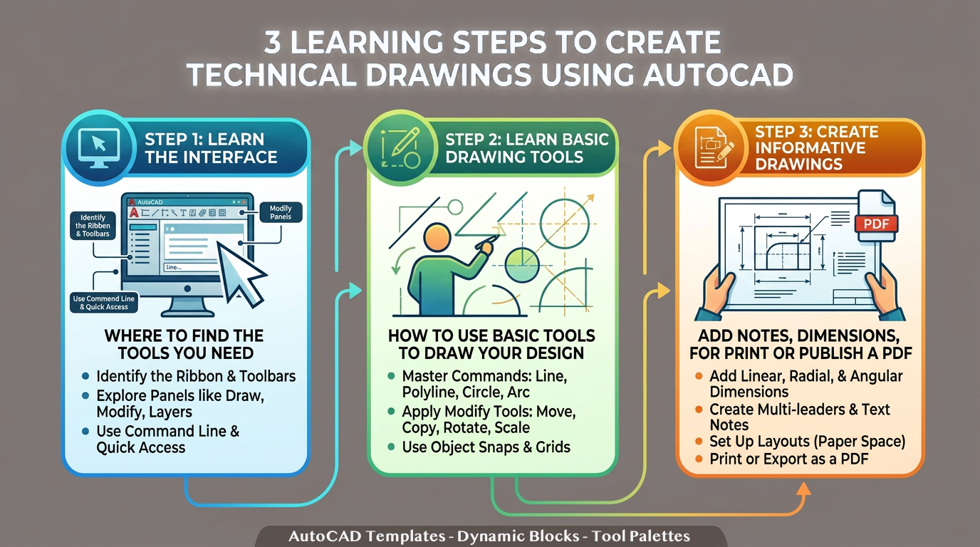 AutoCAD Steps