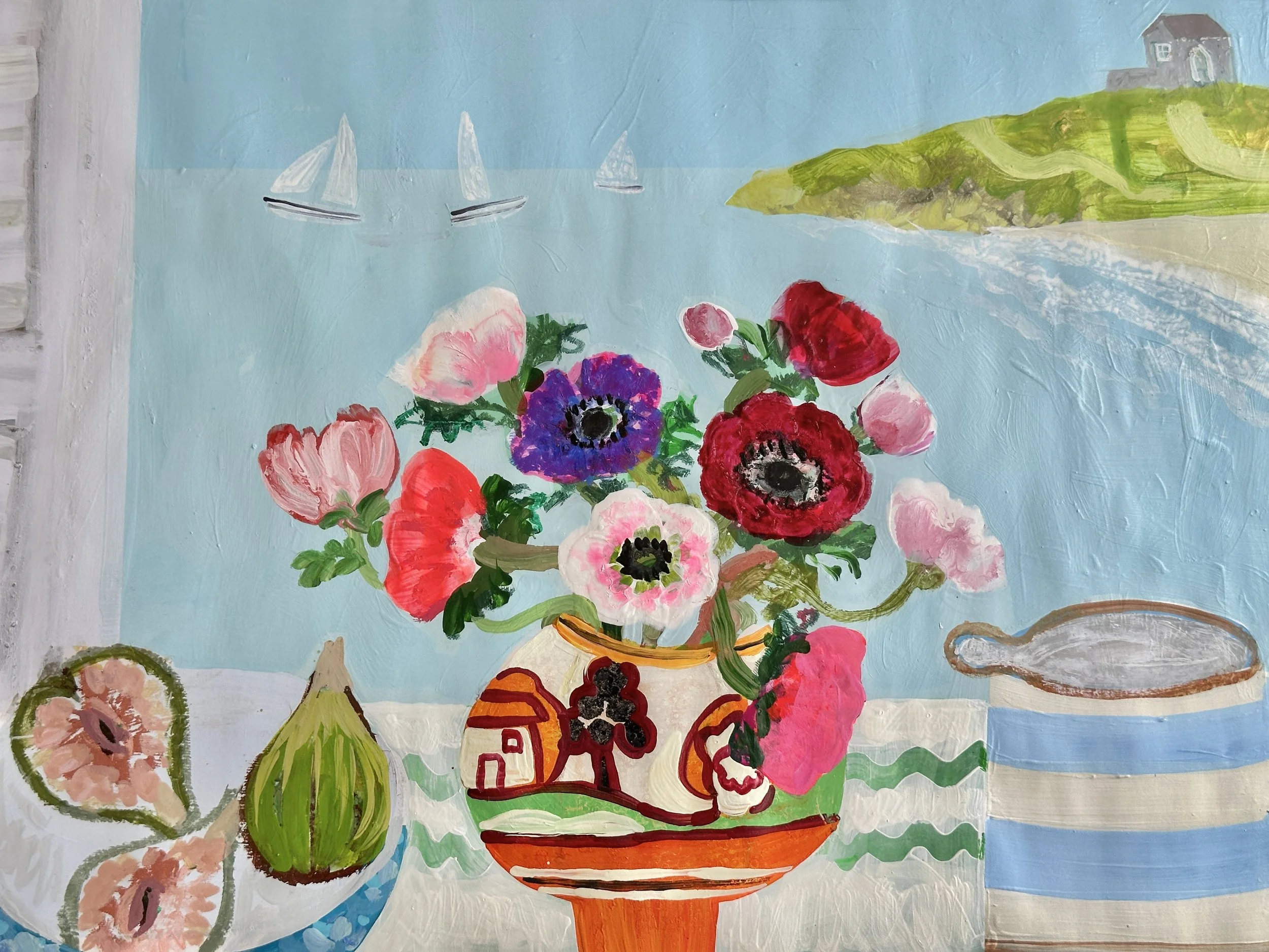 Anemones and Pears