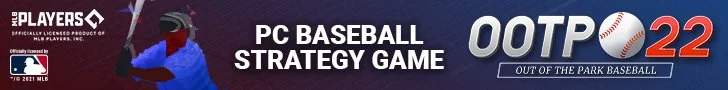 Logo for Out of the Park Baseball 22 PC baseball strategy game