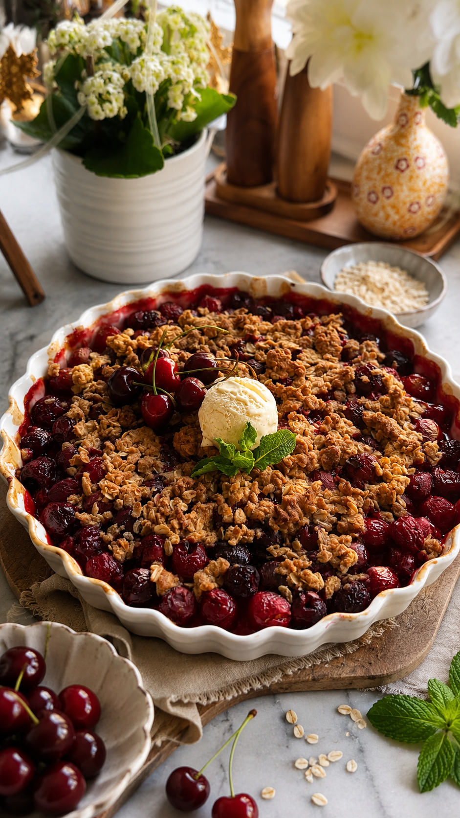Kirsch Crumble