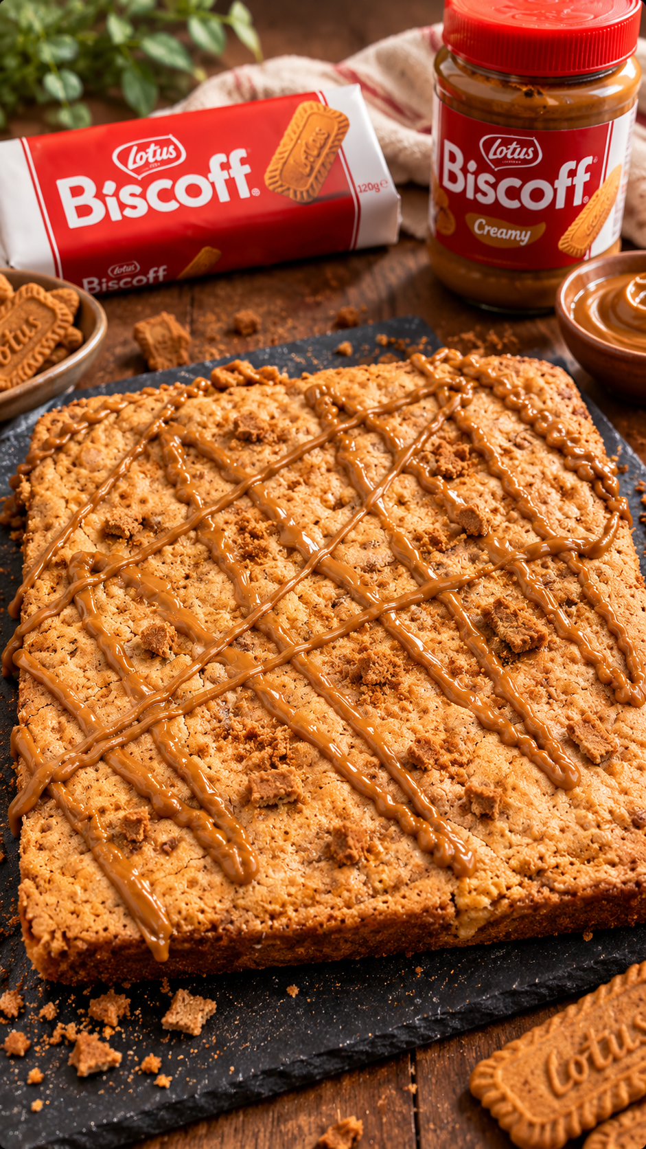 Biscoff Blondies