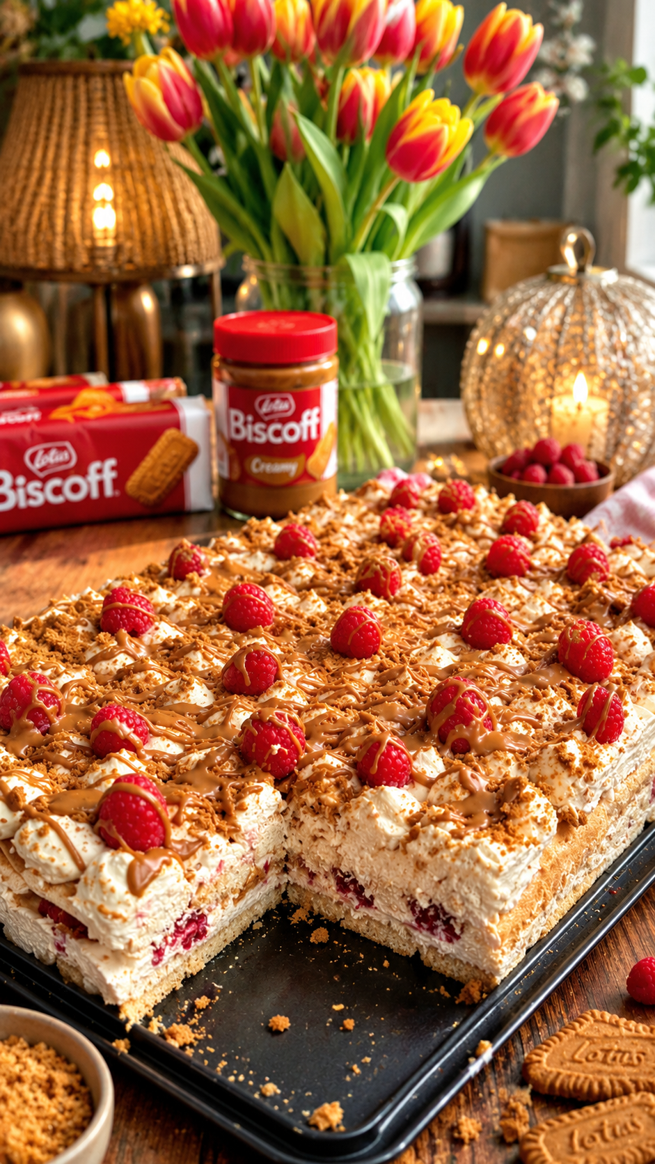 Himbeer Biscoff Tiramisu