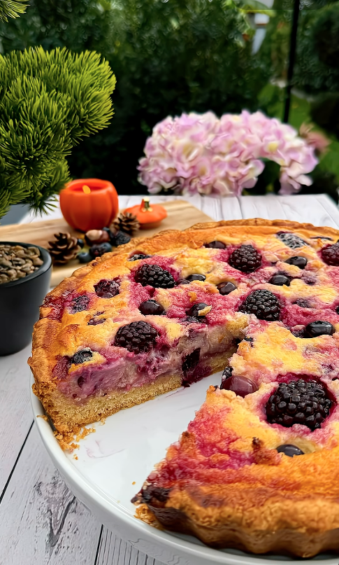 Ricotta Brombeer Tarte