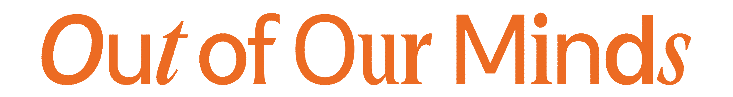 Out of Our Minds logo