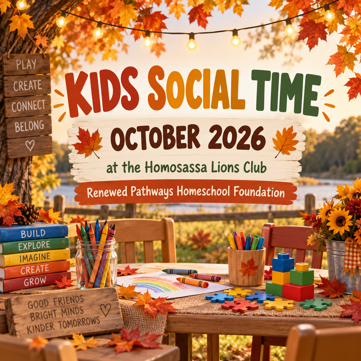 Kids Fun Social Time in October 2026!