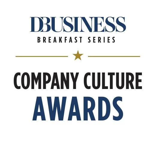 Logo for DBusiness Breakfast Series, celebrating Company Culture Awards
