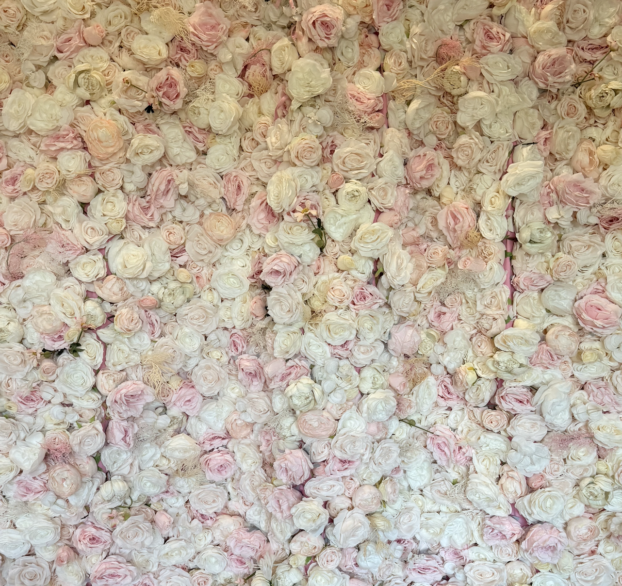 Pink Flower Wall