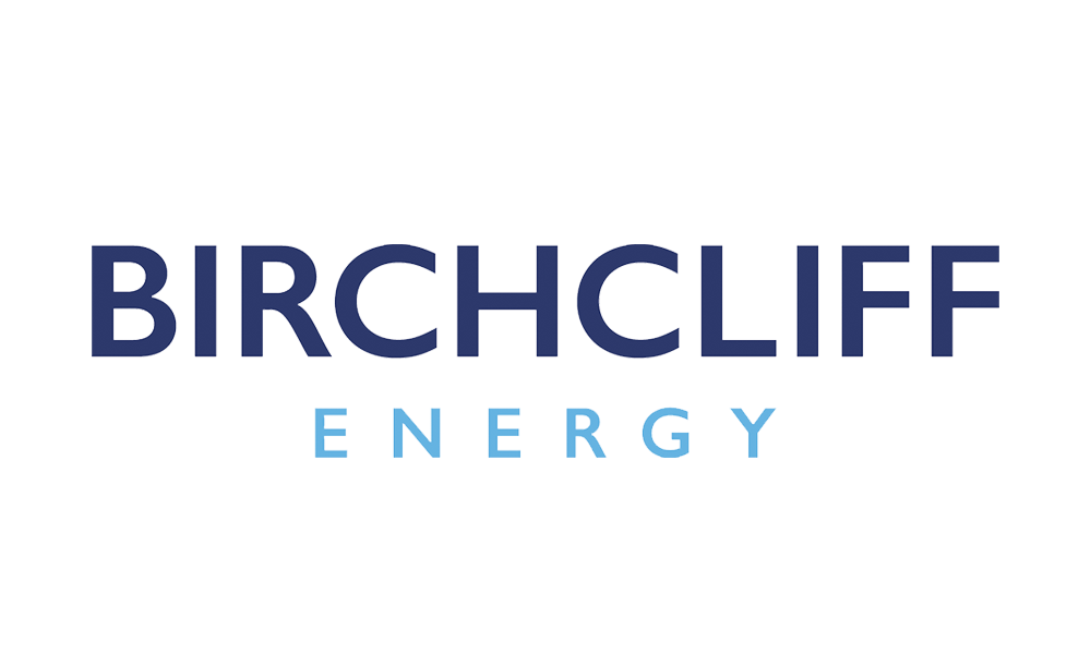 Text reading 'Birchcliff Energy' with stylized font and colors.