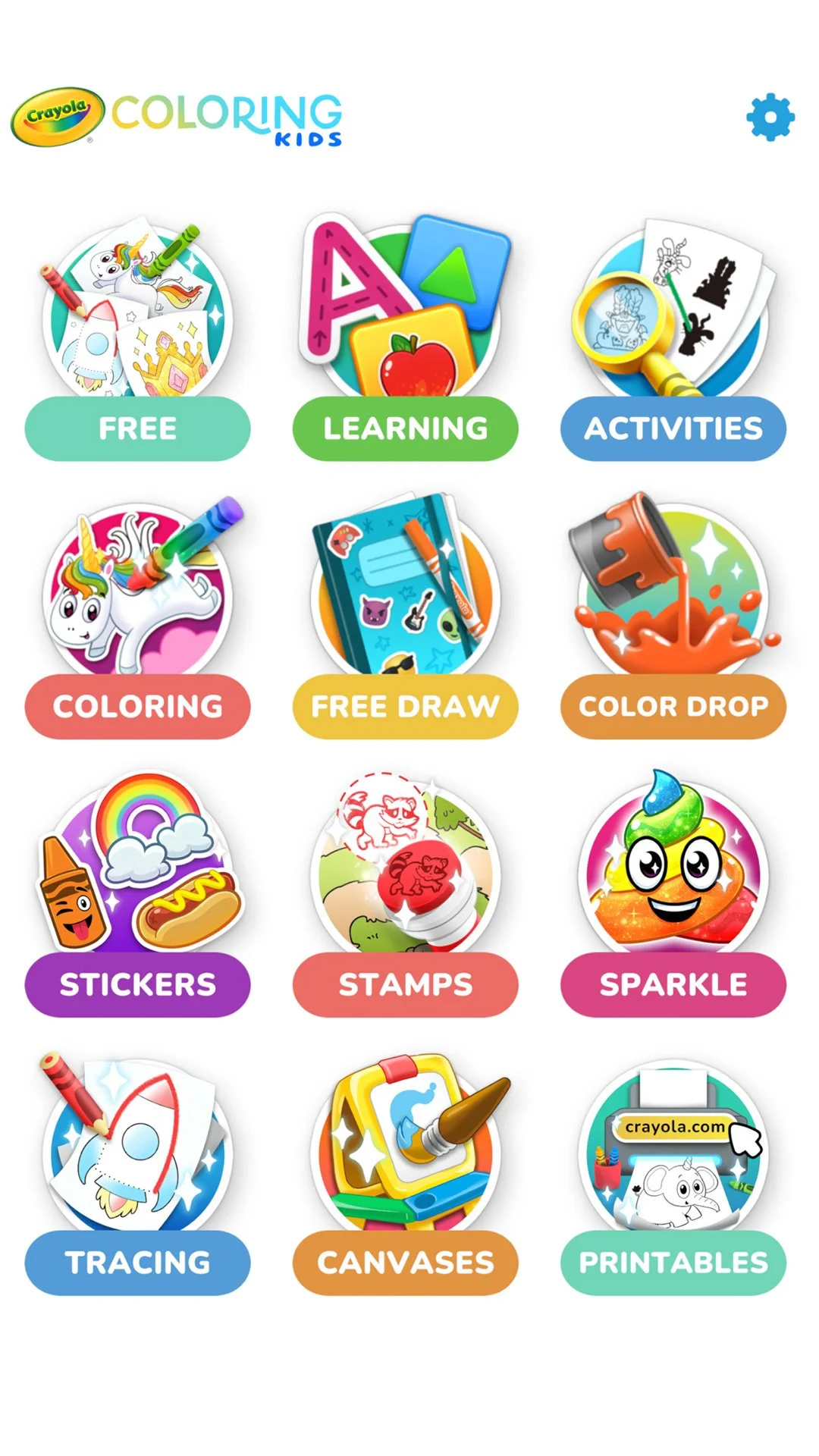 Crayola Kids Coloring screenshot 1
