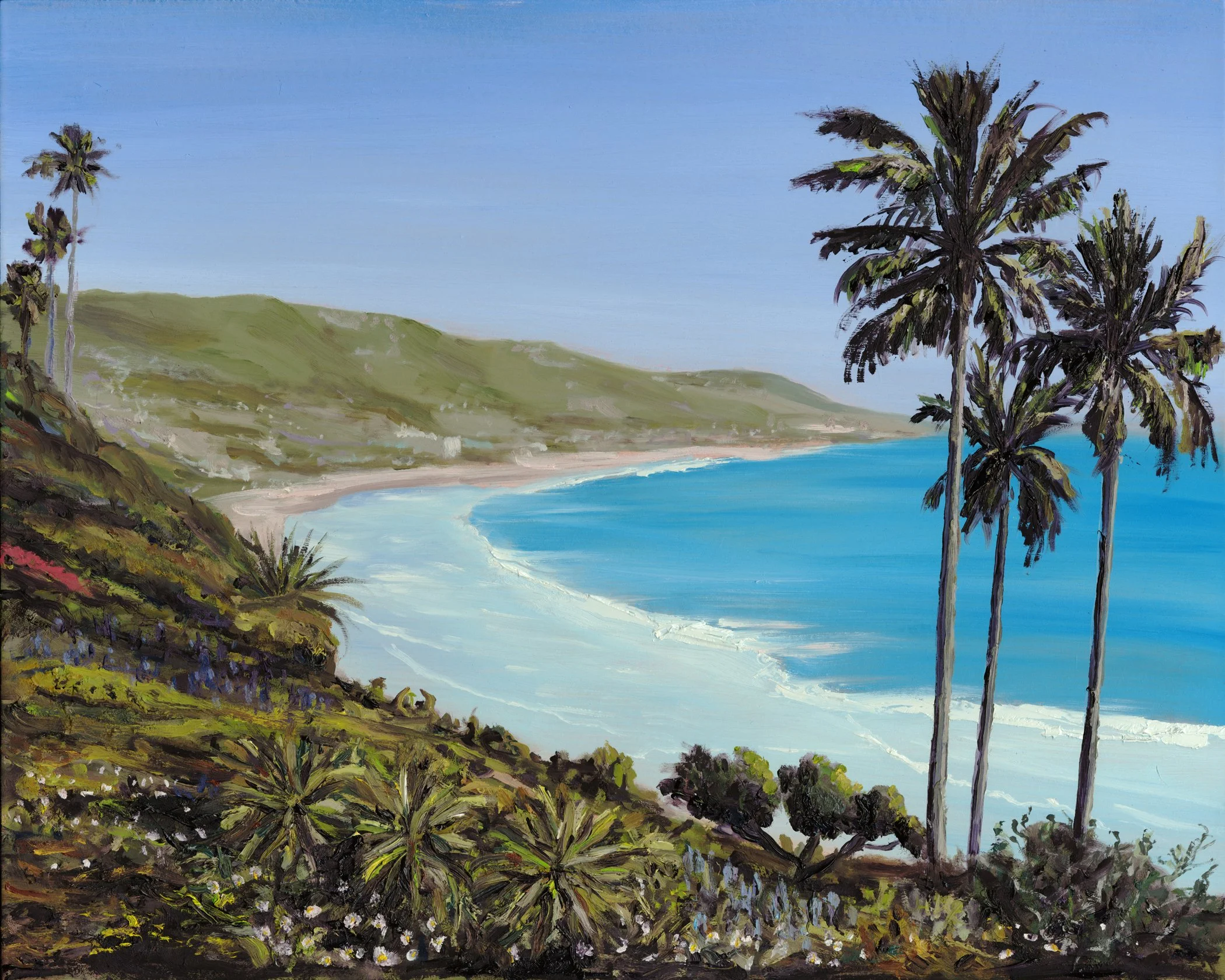 Laguna Beach Vista - Oil on Panel