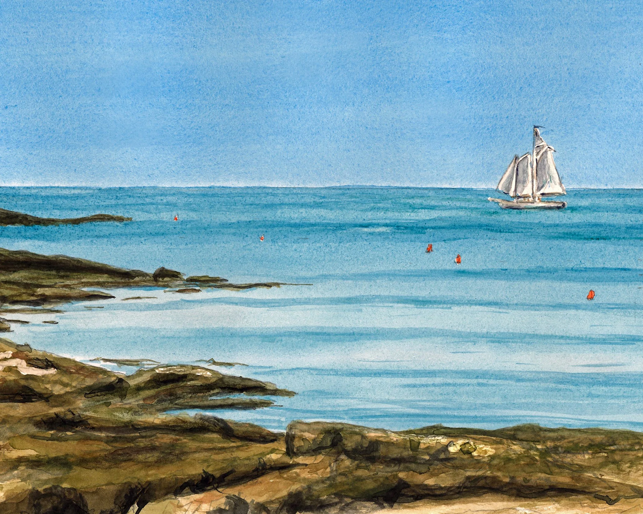 Bar Harbor Sailboat