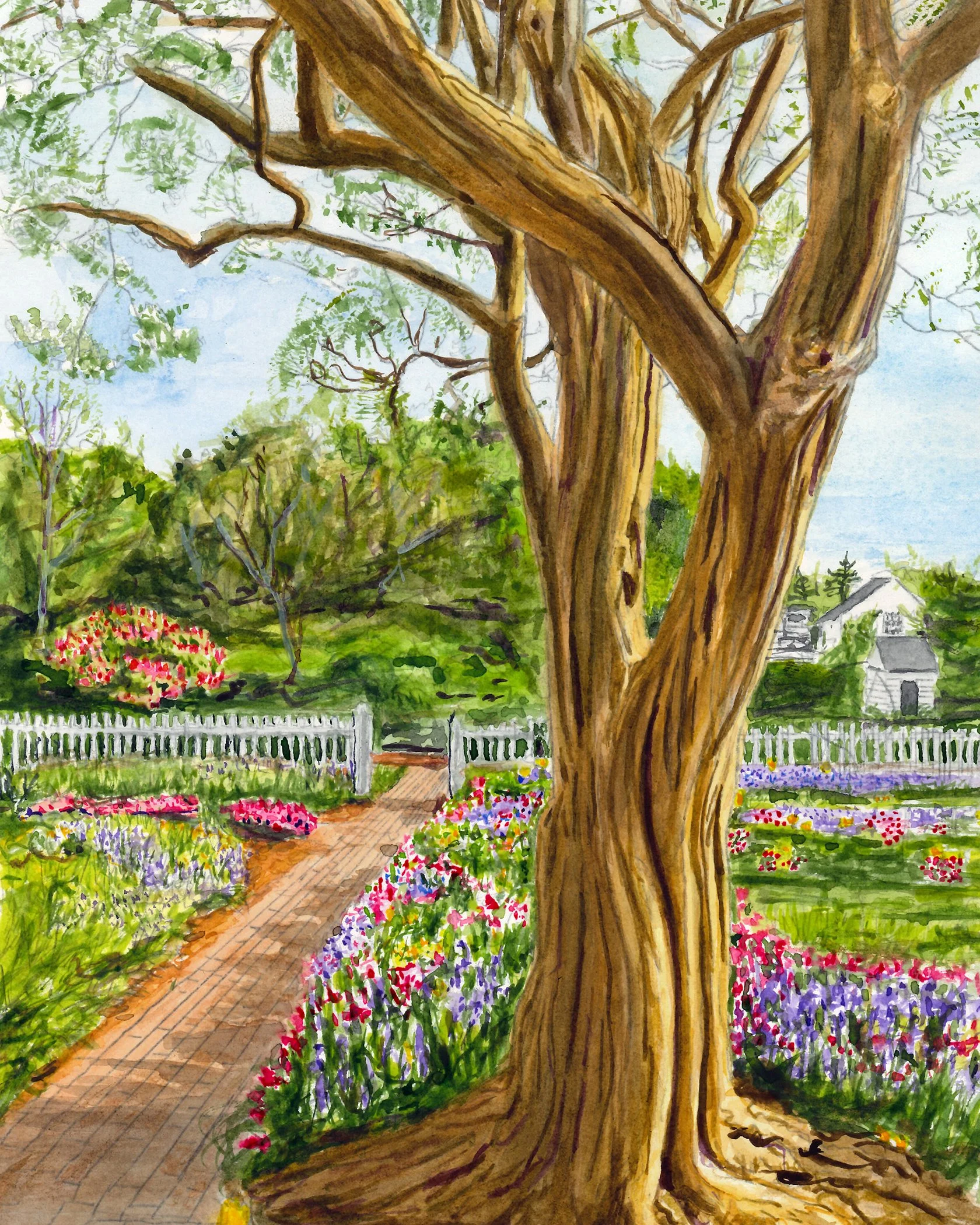 SOLD - Tree at teh Garden Gate