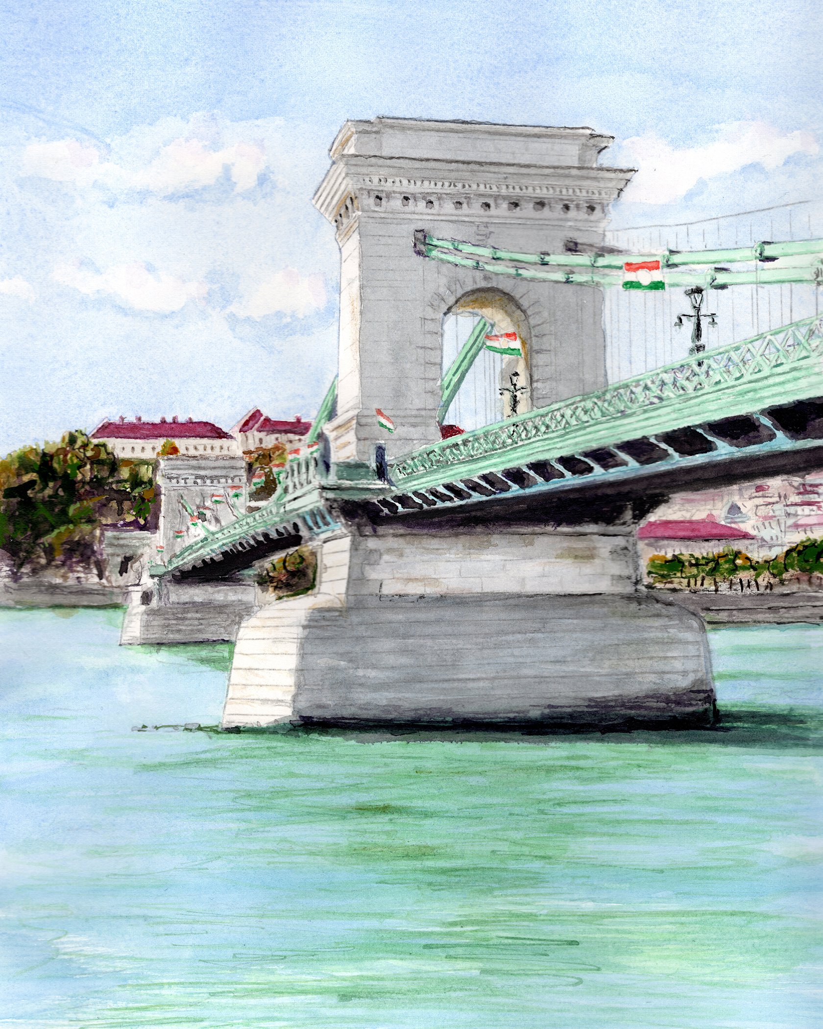 Chain Bridge - Budapest, Hungary