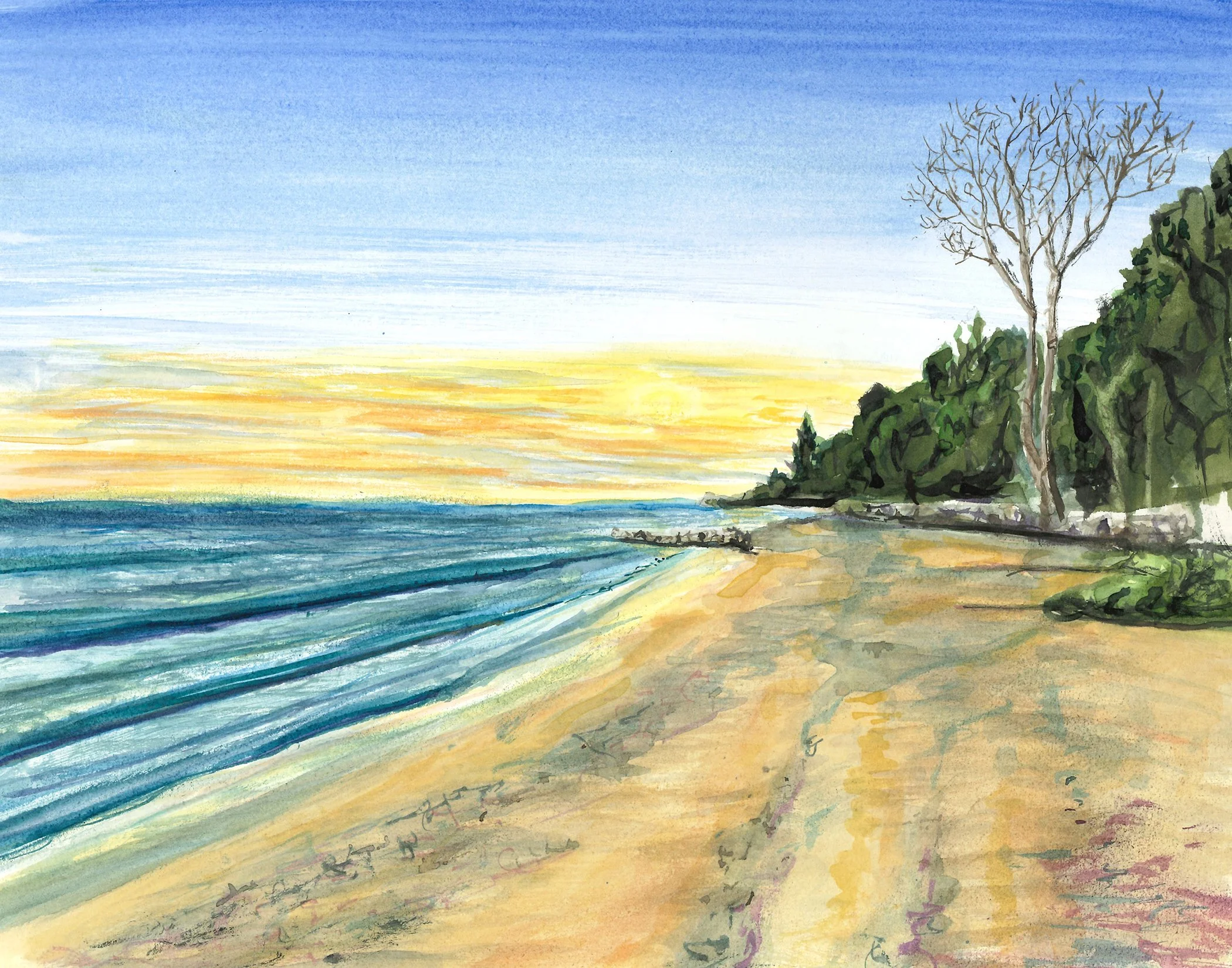 SOLD - Lake Huron Sunrise