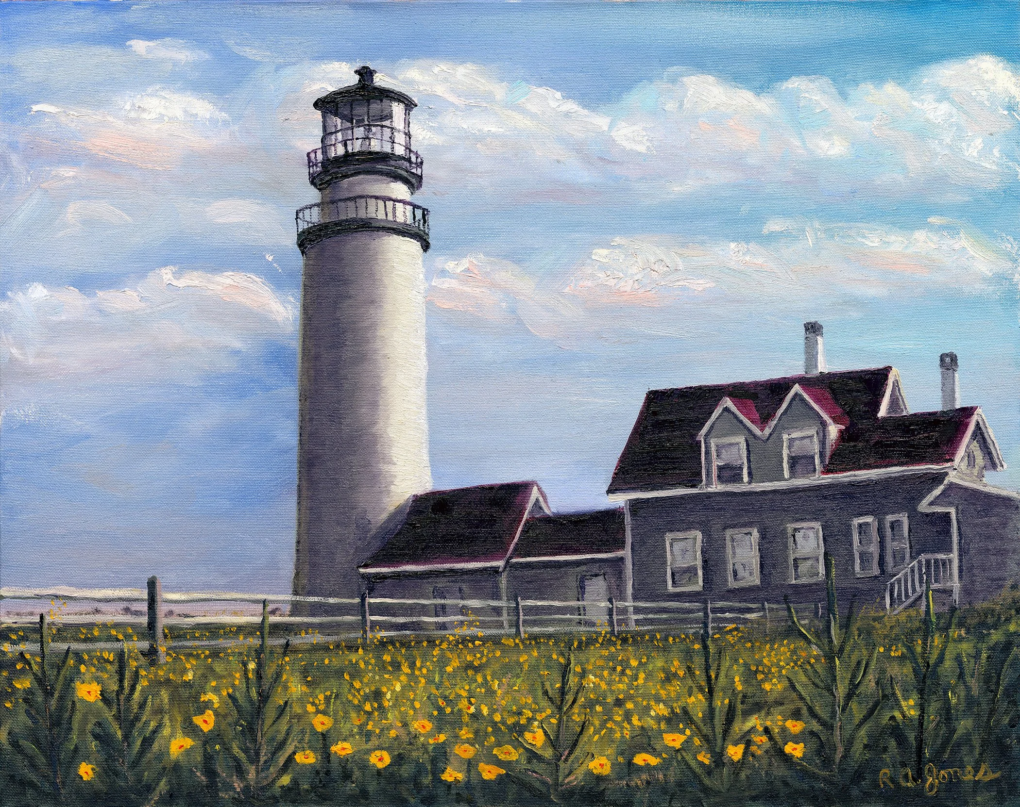 Cape Cod Lighthouse - Oil on Canvas