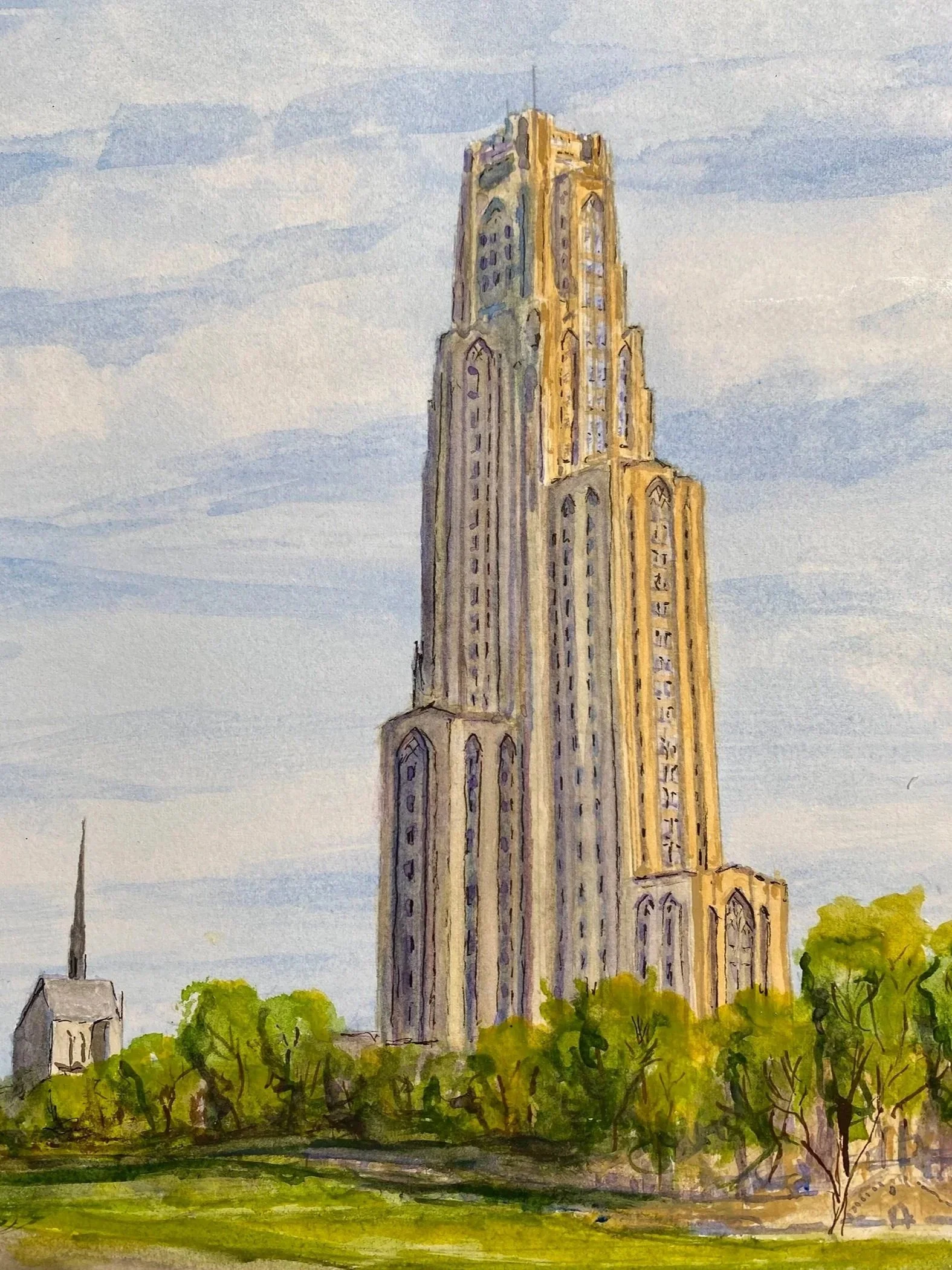The Cathedral of Learning at the University of Pittsburgh.