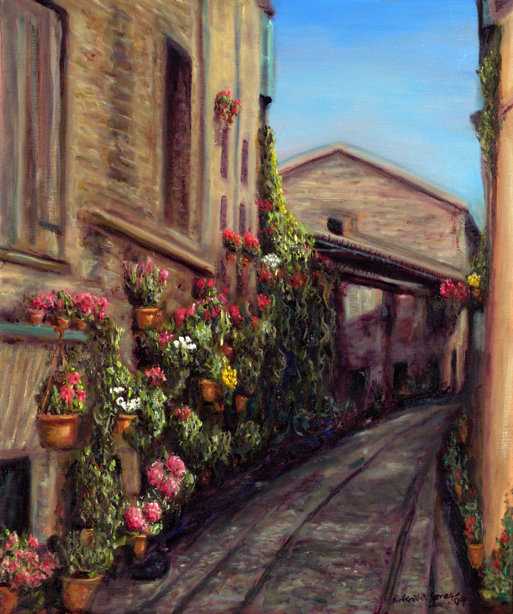 SOLD - Tuscan Village - Oil
