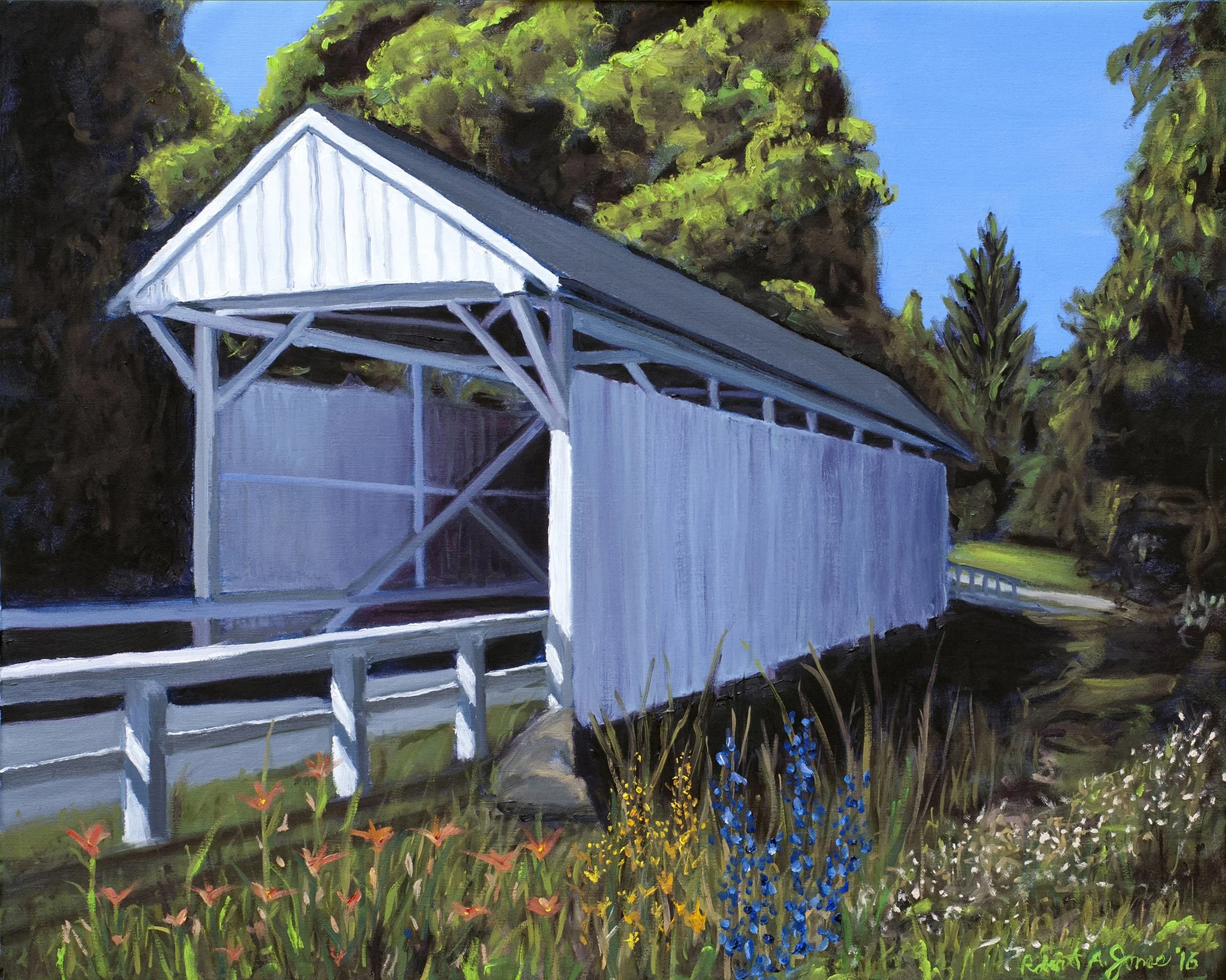 Carmichael Bridge - Oil on Linen
