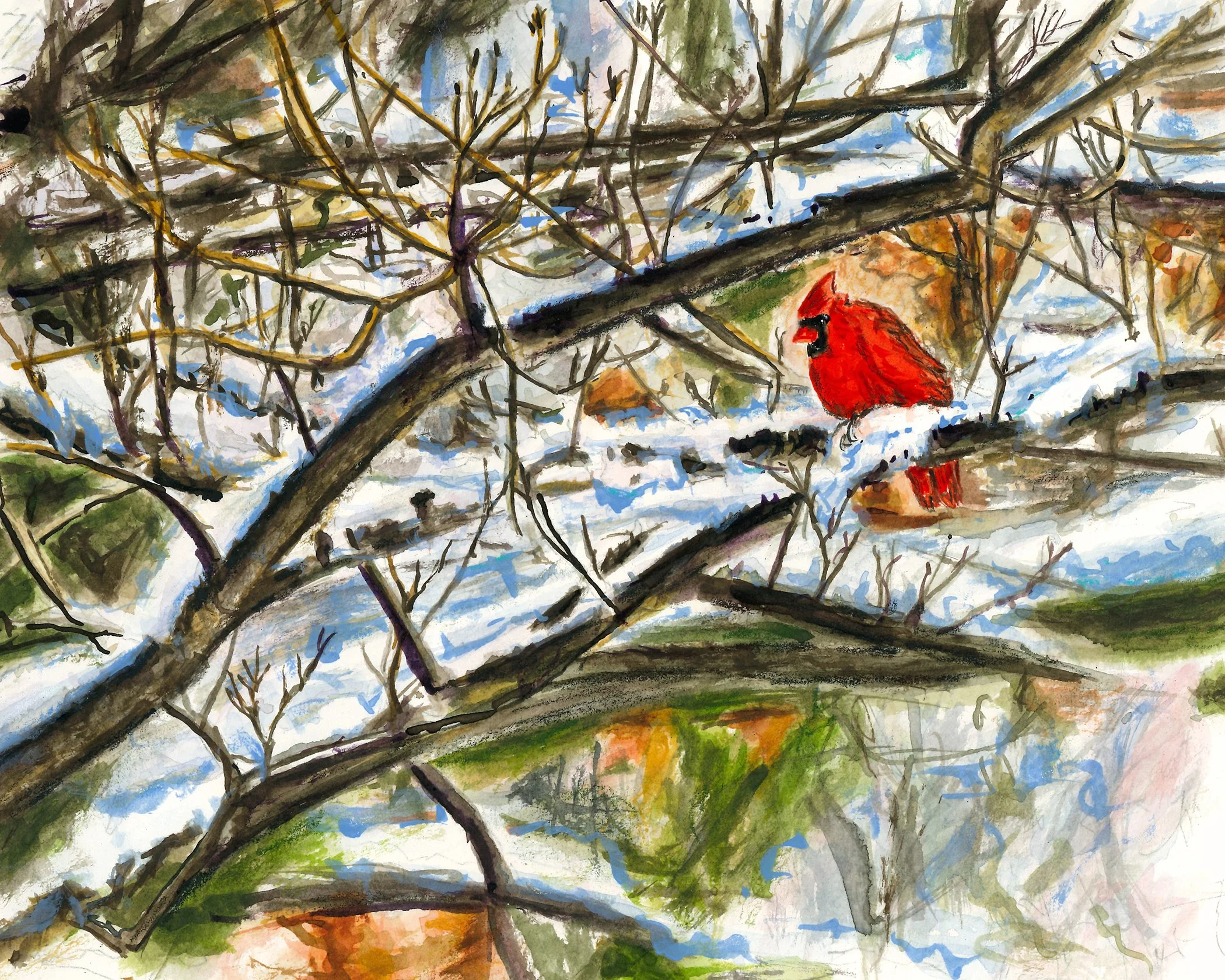 SOLD - Winter Visitor