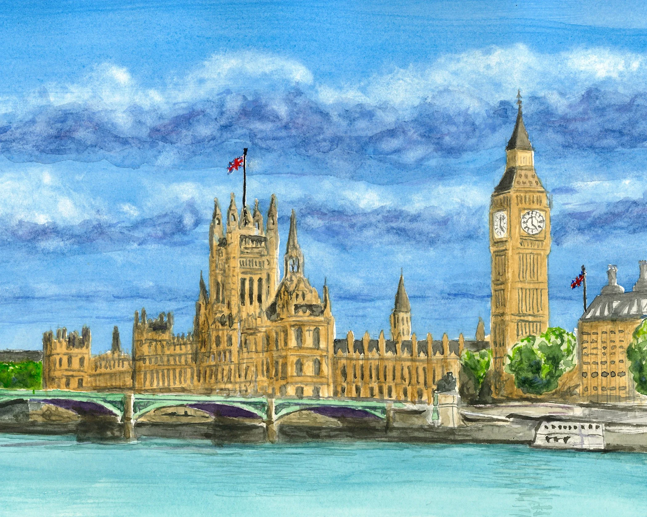 SOLD - Big Ben & Parliament