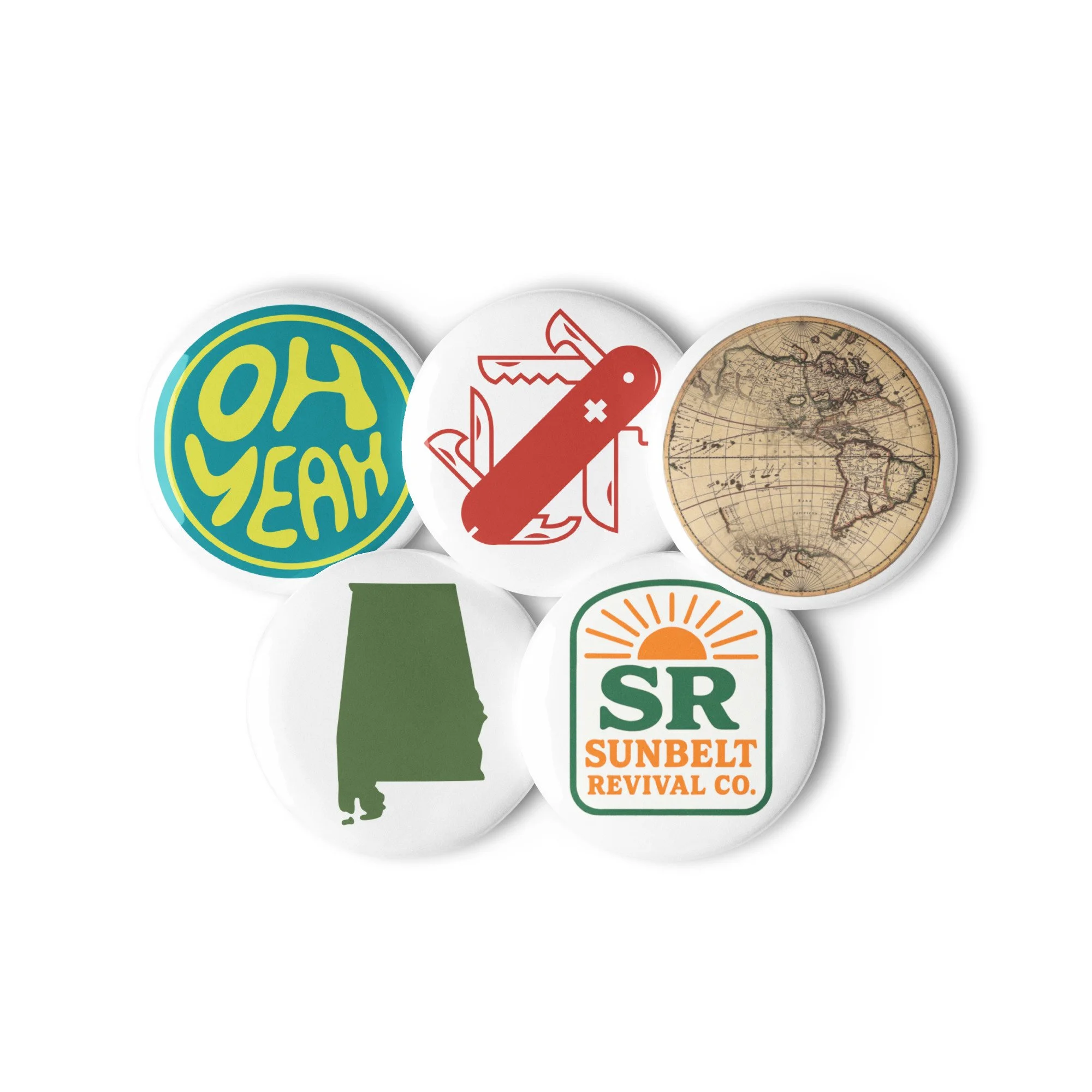 SR Button set 1