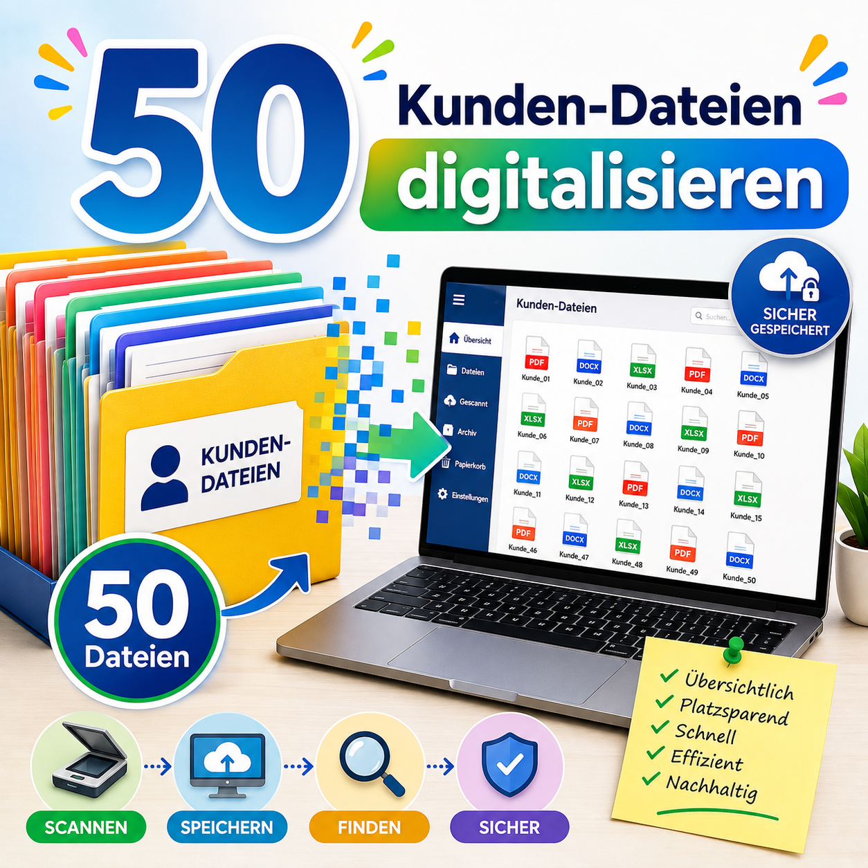 Kundenakten-Digitalisierung M