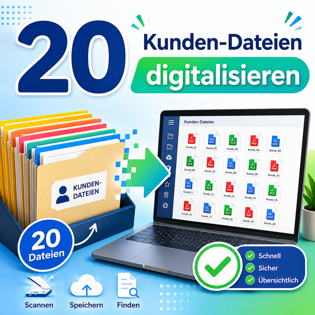 Kundenakten-Digitalisierung S