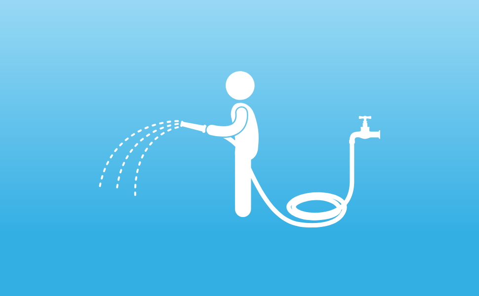 Save water outside