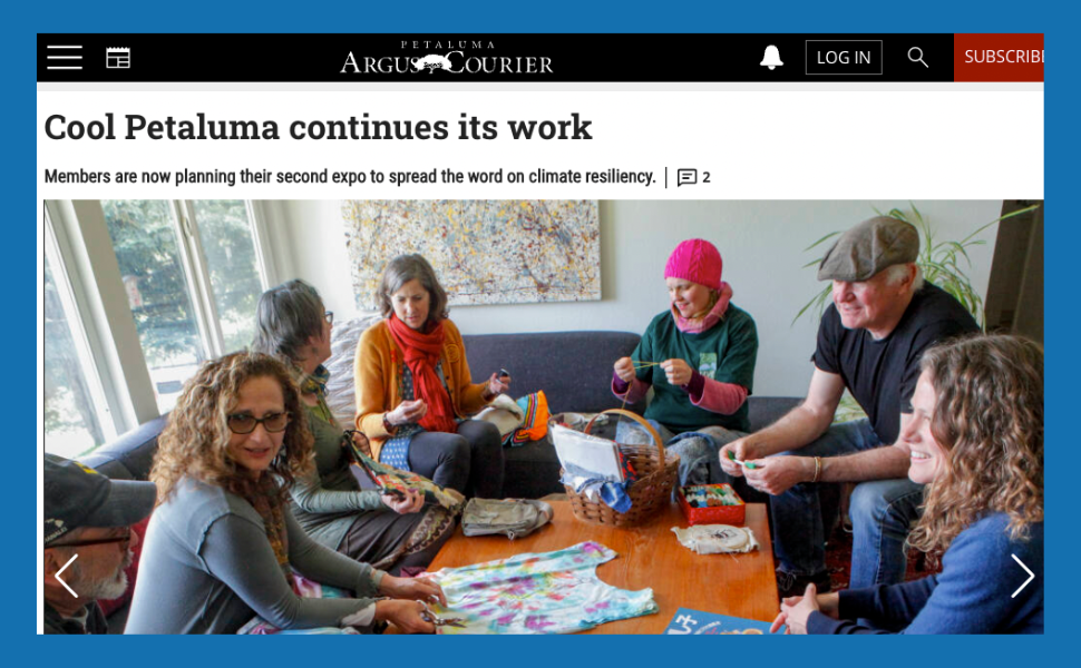  Argus Courier - Cool Petaluma continues its work