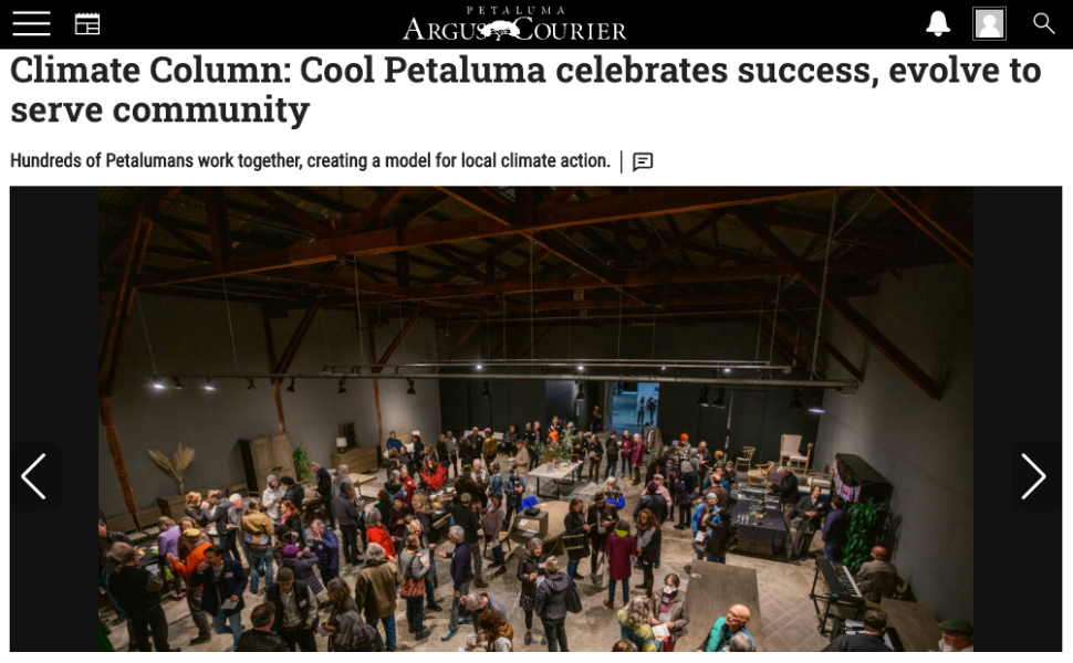 Climate Column: Cool Petaluma celebrates success, evolve to serve community