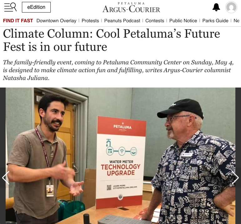 Climate Column: Cool Petaluma’s Future Fest is in our future